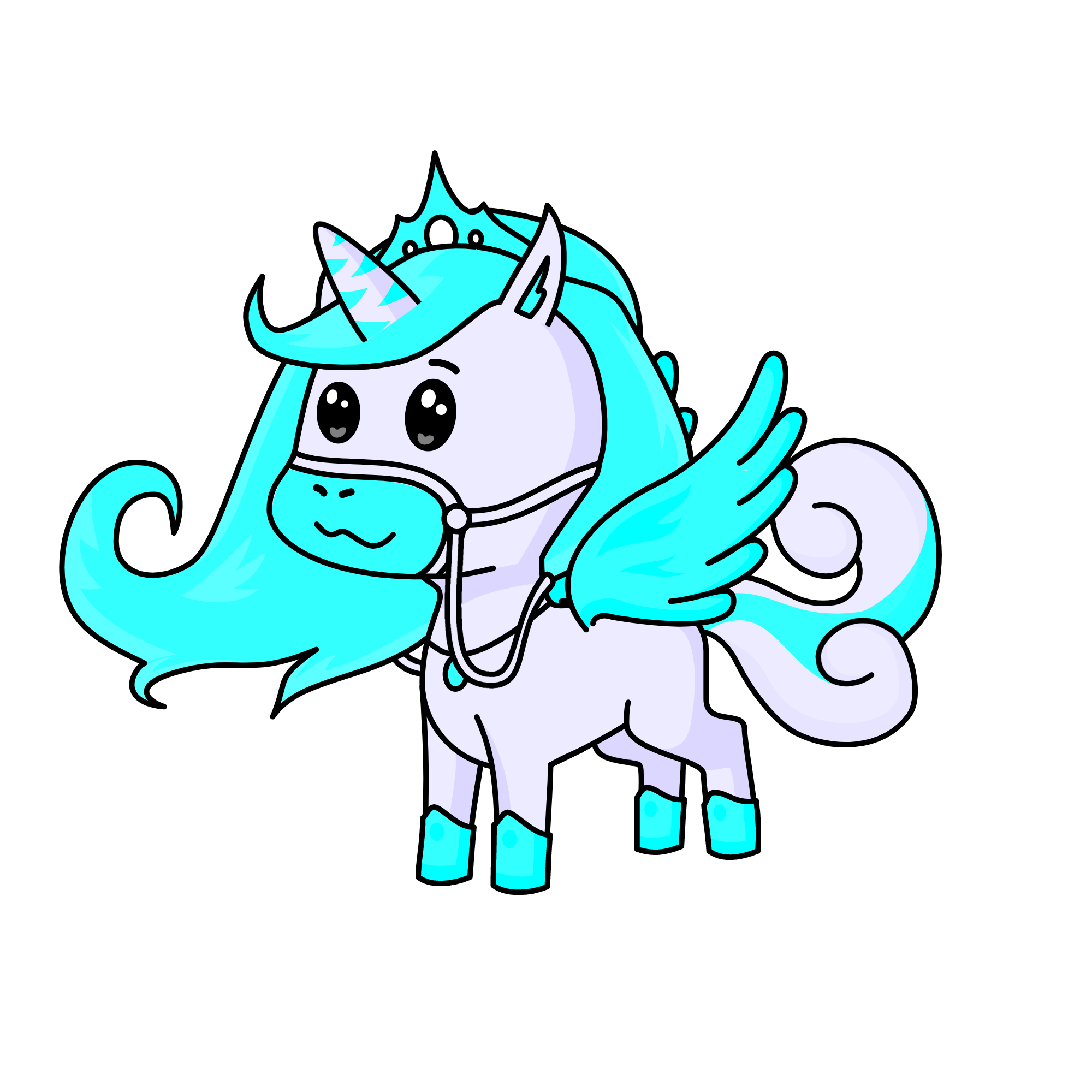 Snow Queen, the unicorn