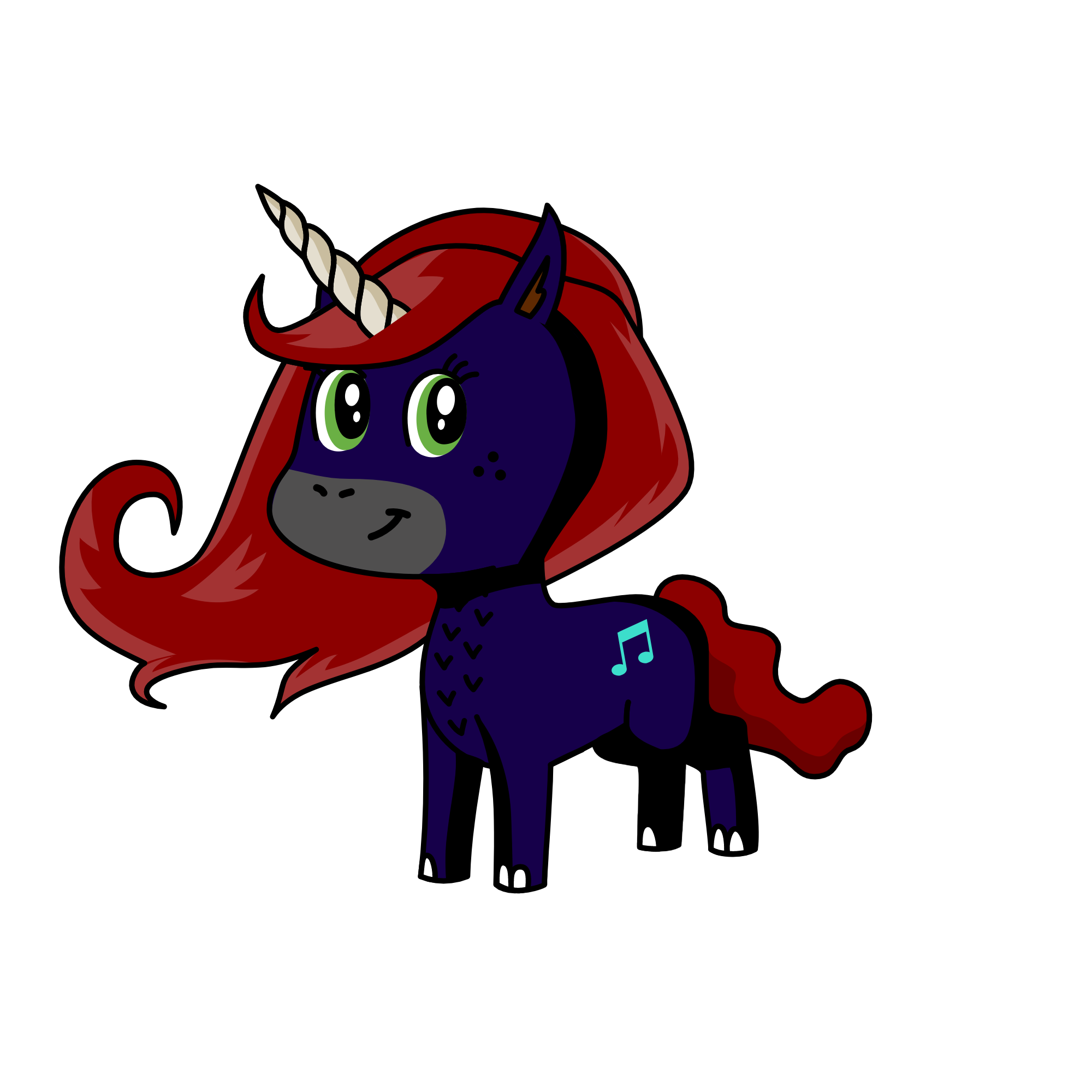 Bandy, the unicorn