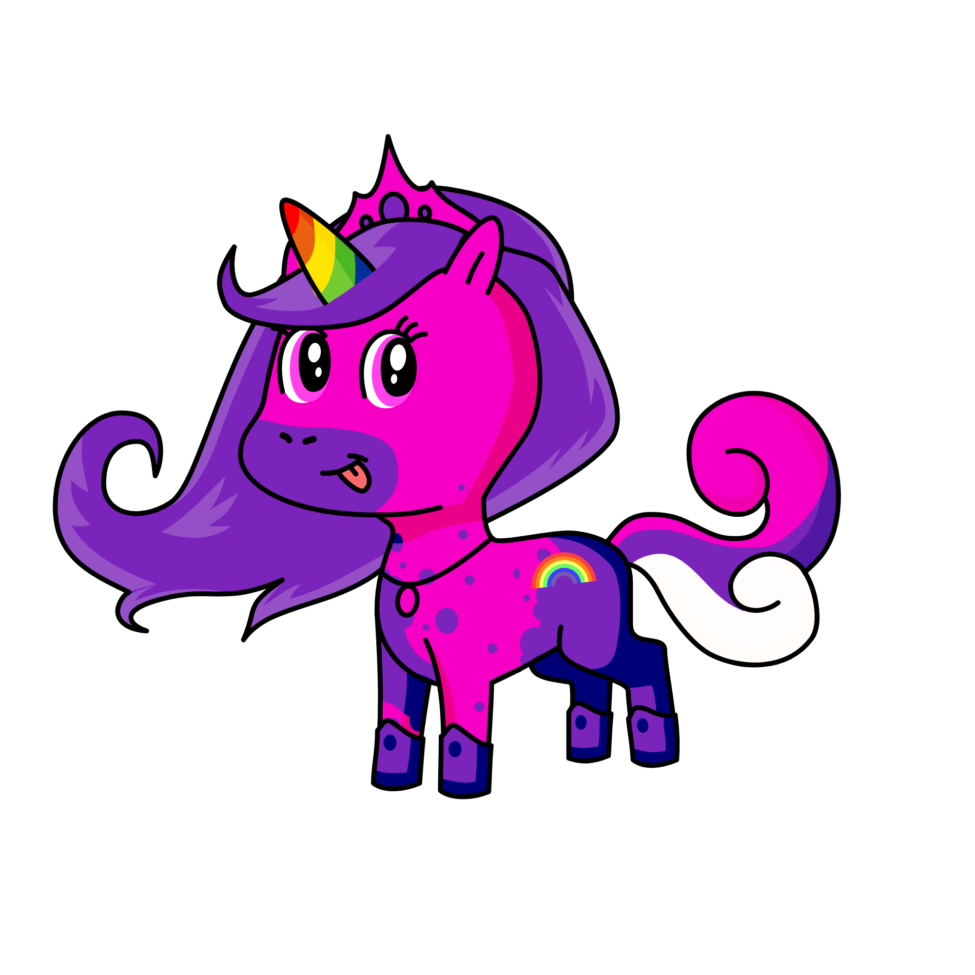 Snowcorn, the unicorn