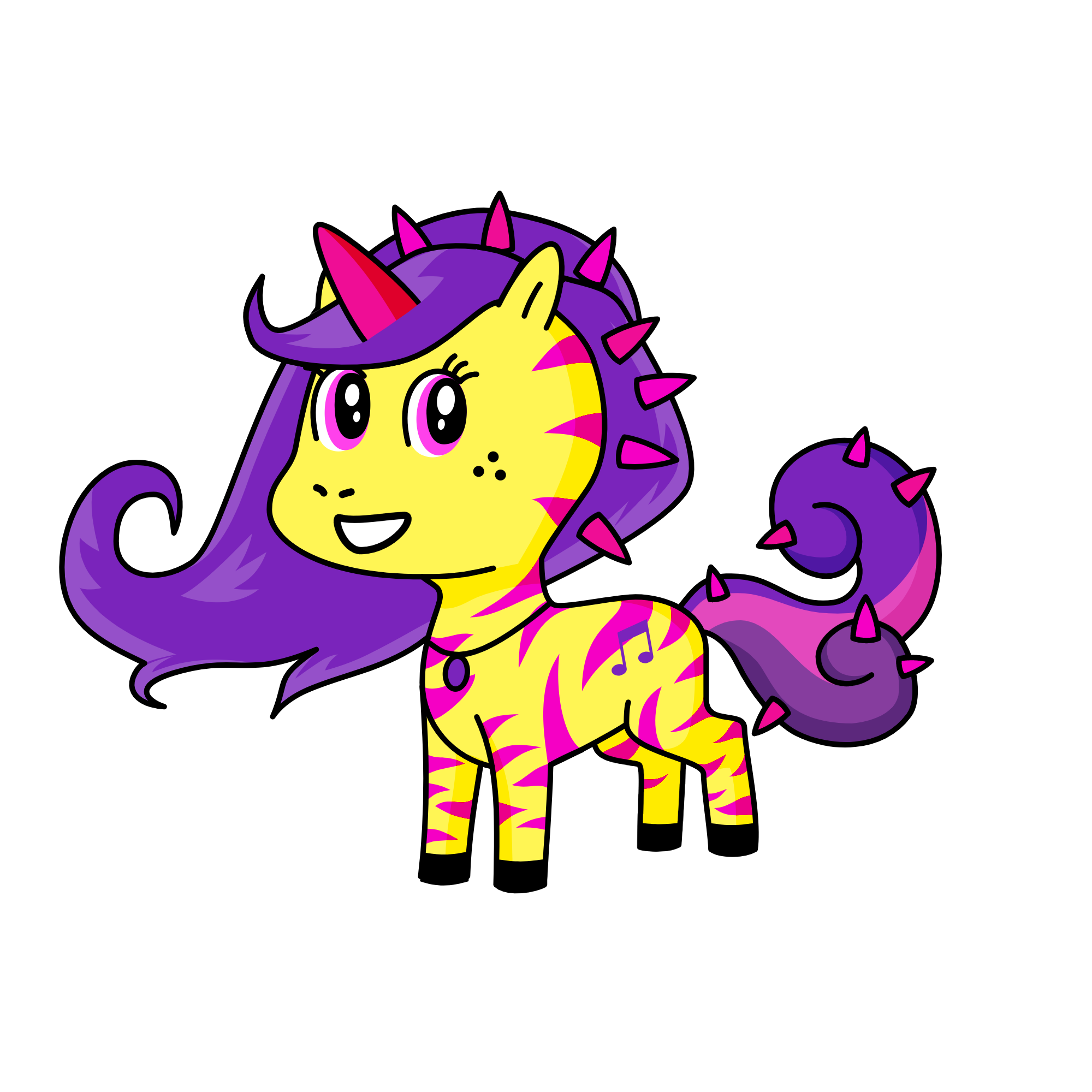 spikey, the unicorn