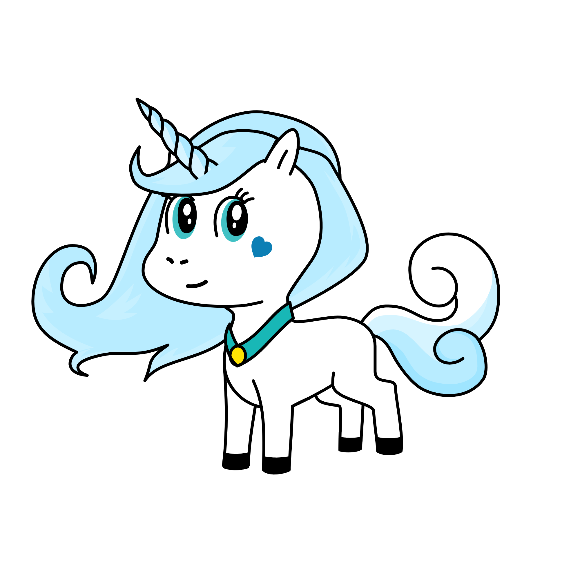 Crystal, the unicorn