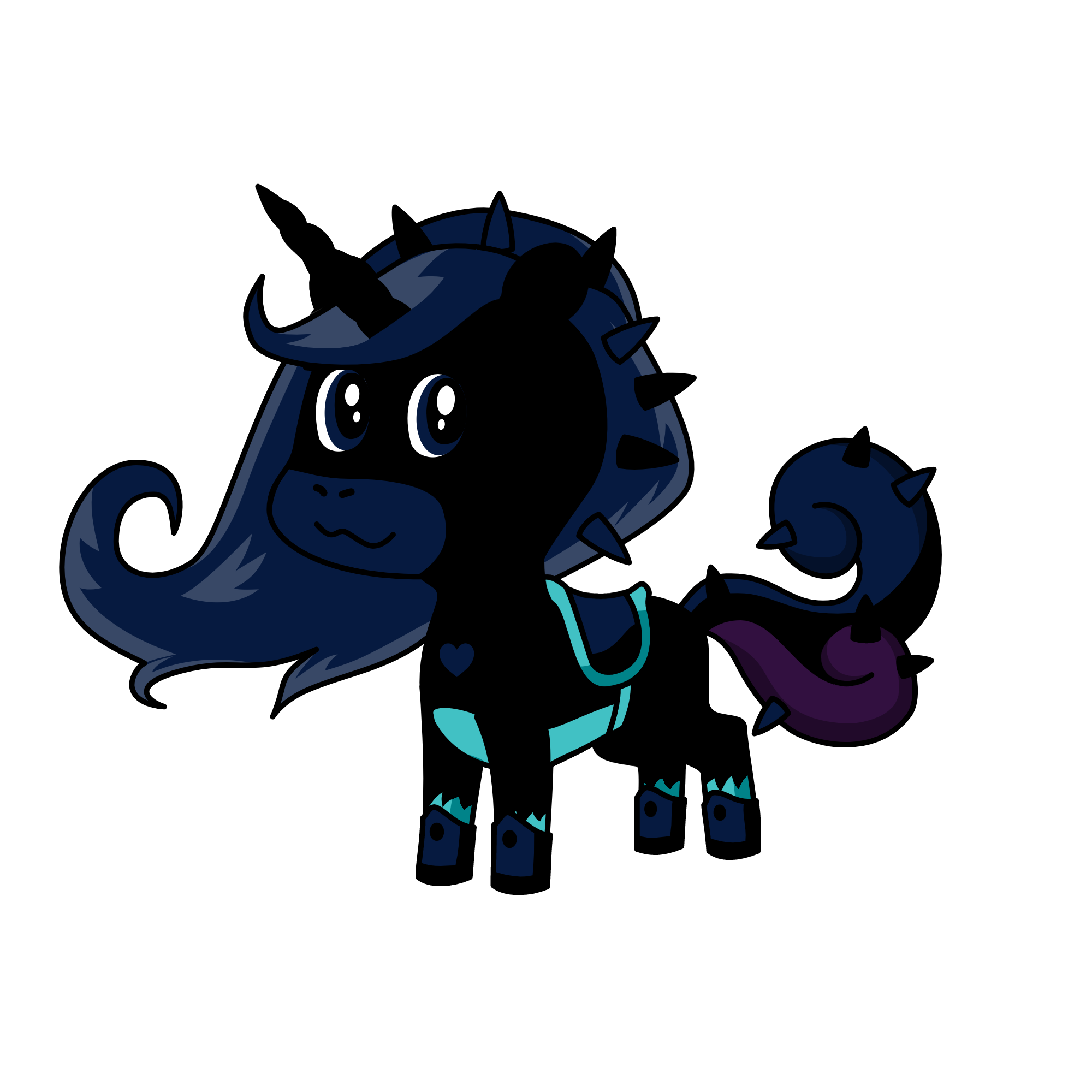 blackie, the unicorn
