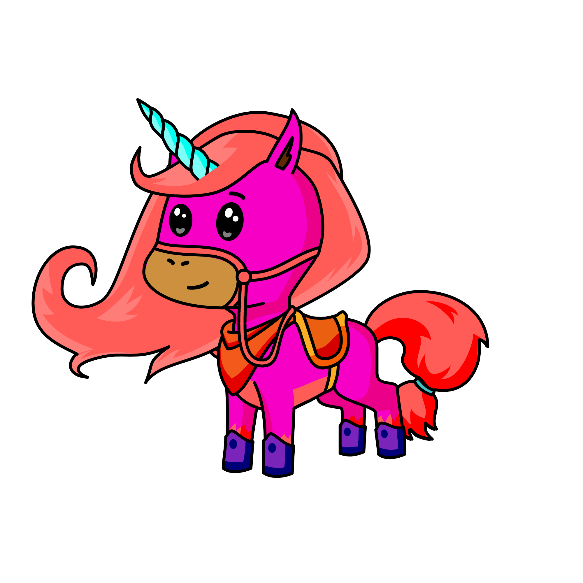 Rosey, the unicorn