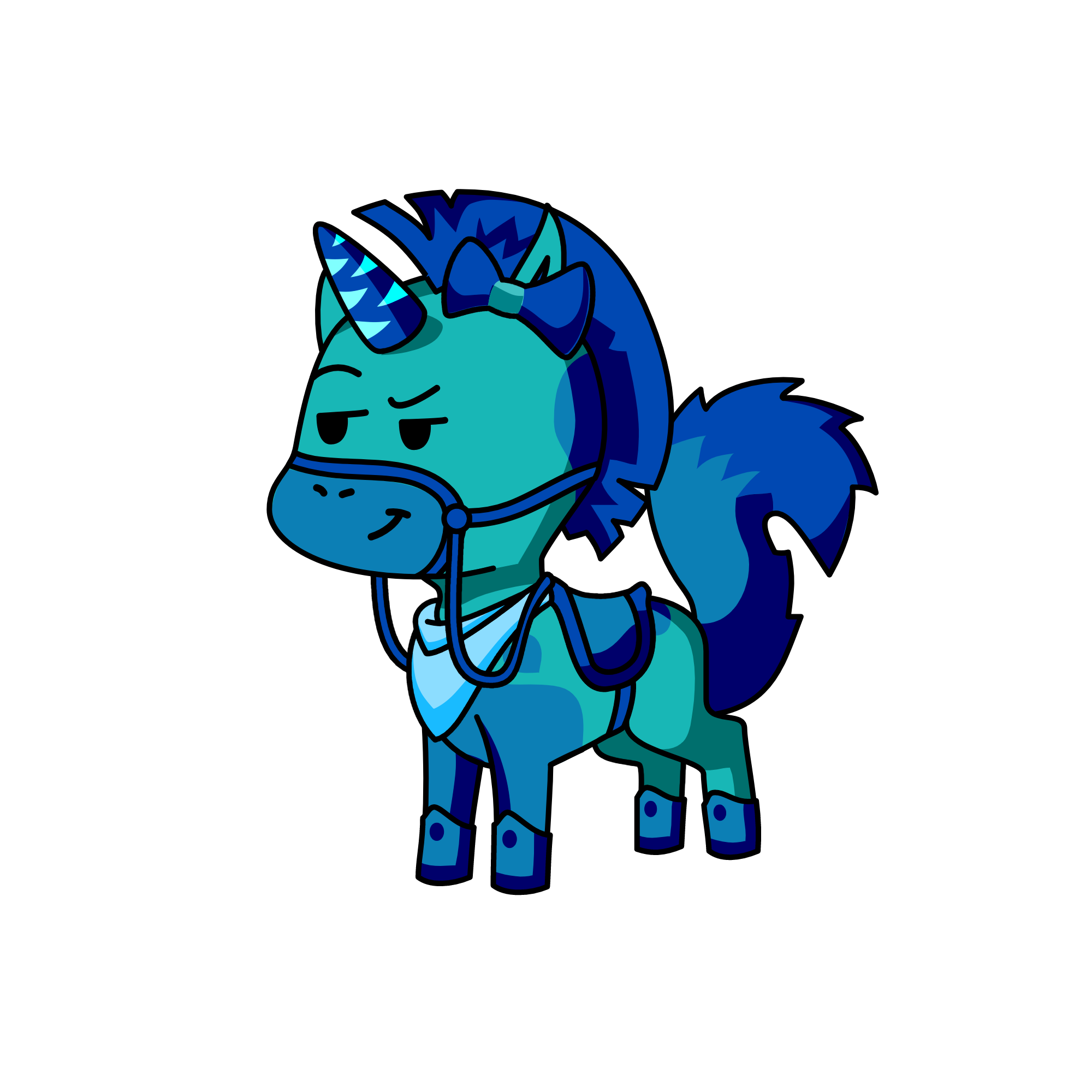 Winter, the unicorn