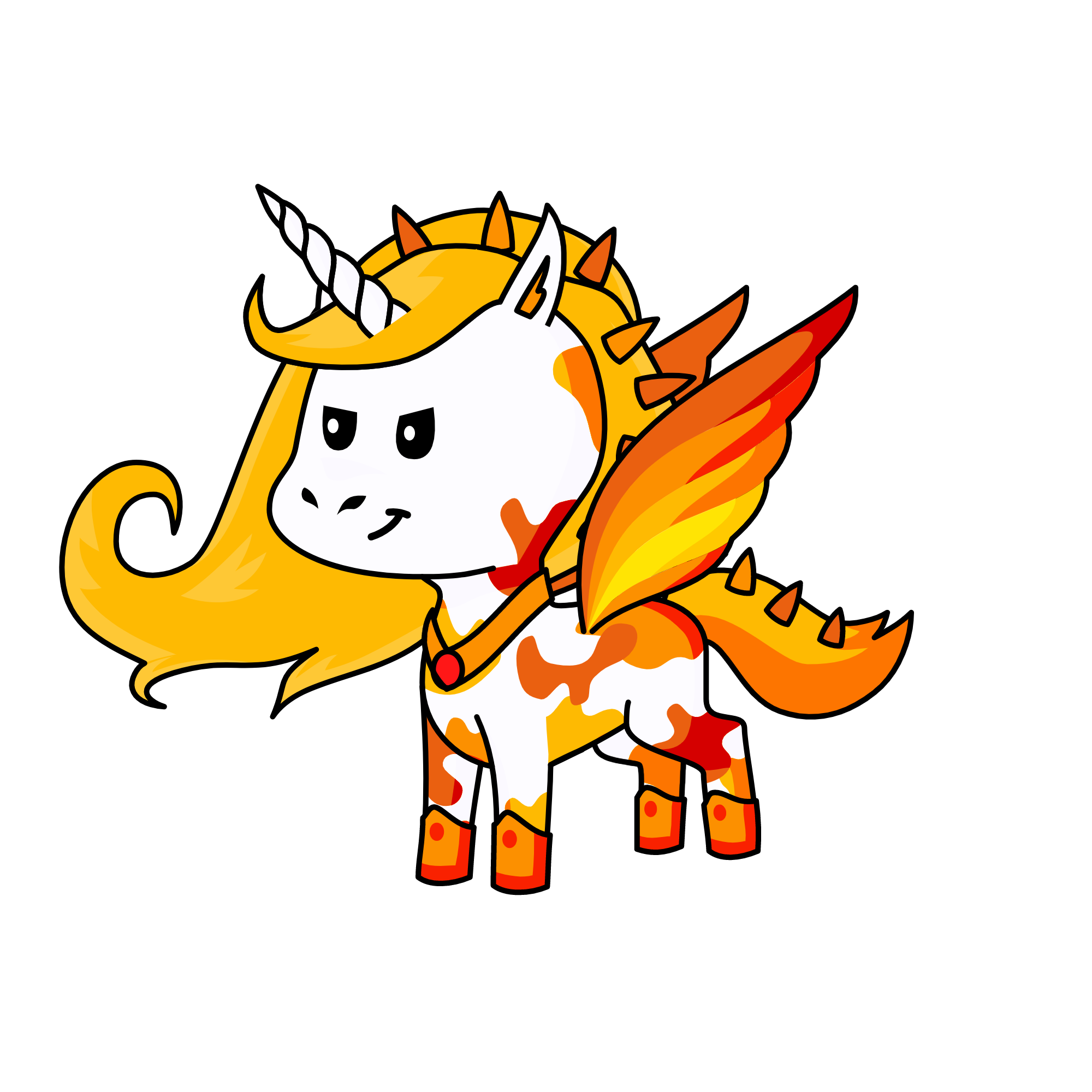 fire, the unicorn