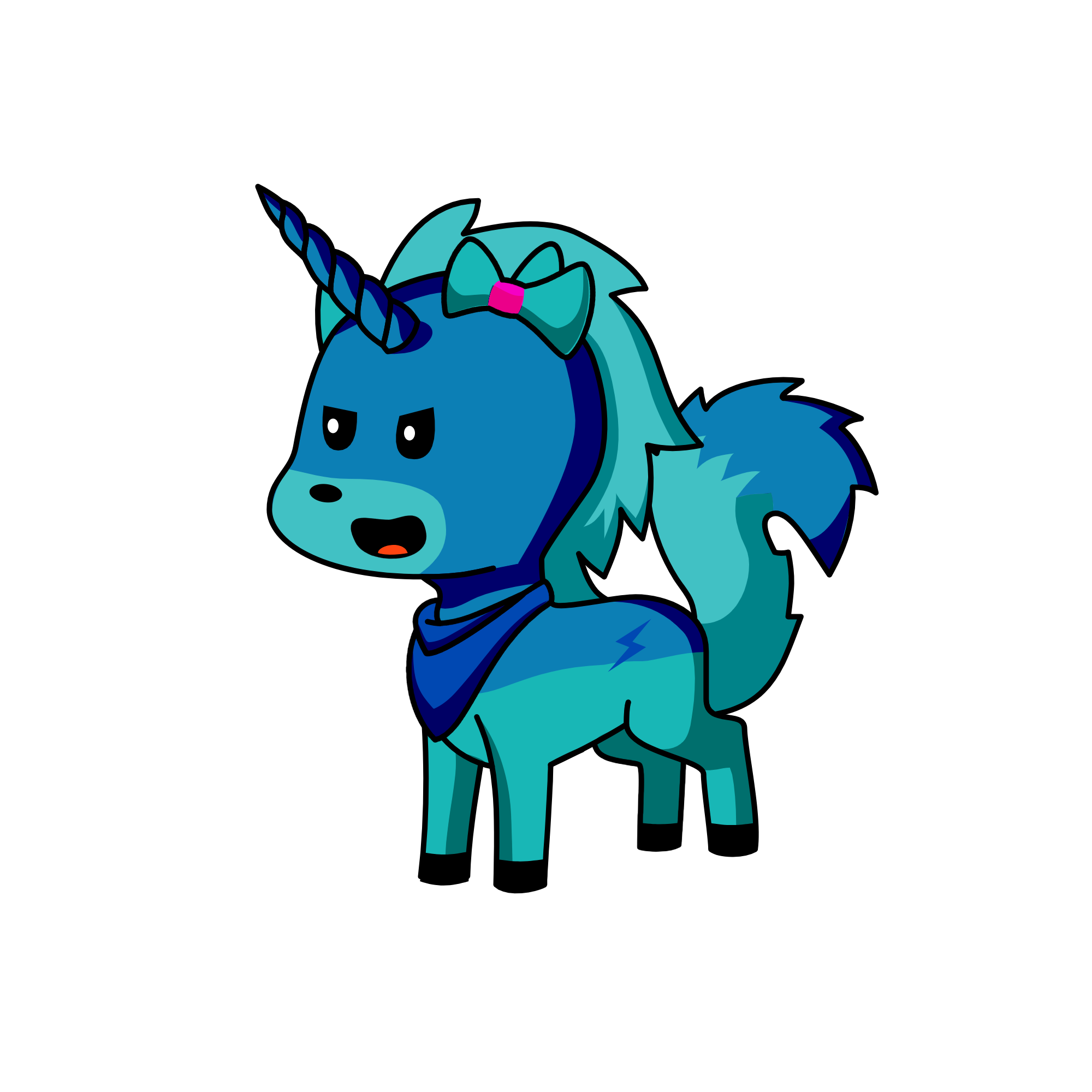 Frosty, the unicorn