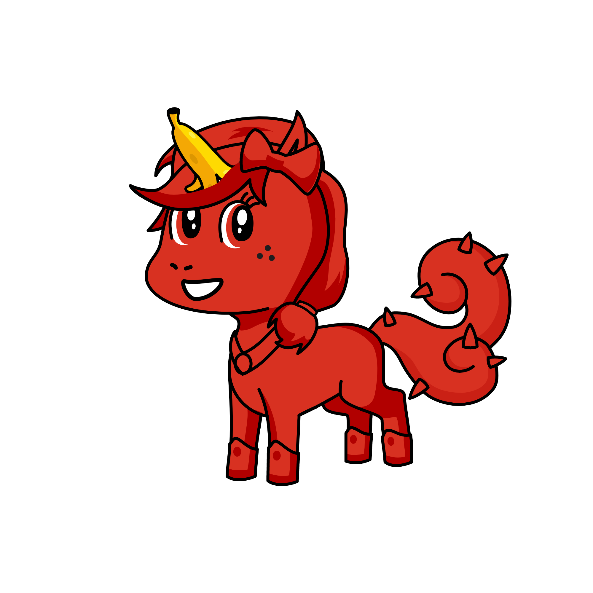 Red, the unicorn