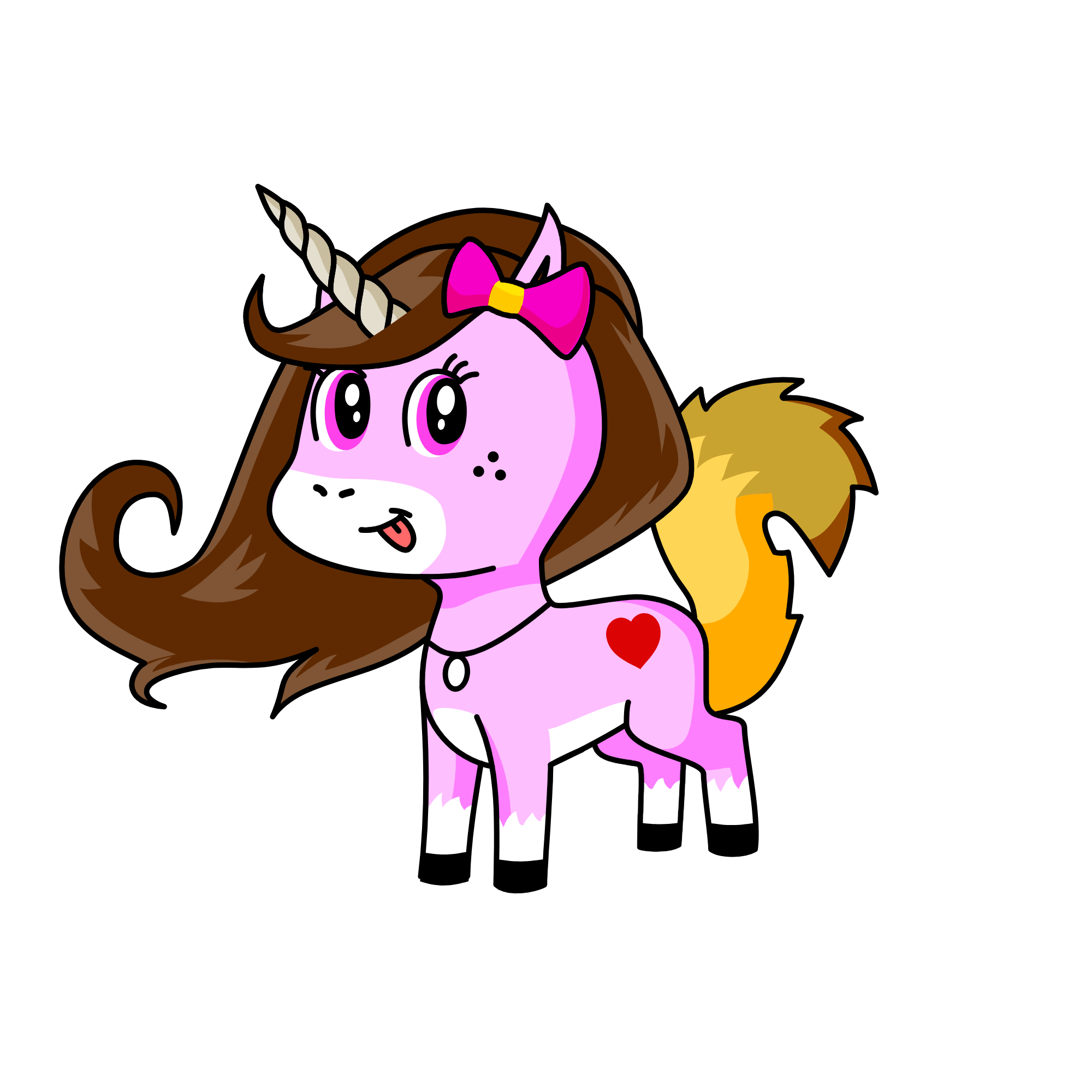 amber, the unicorn