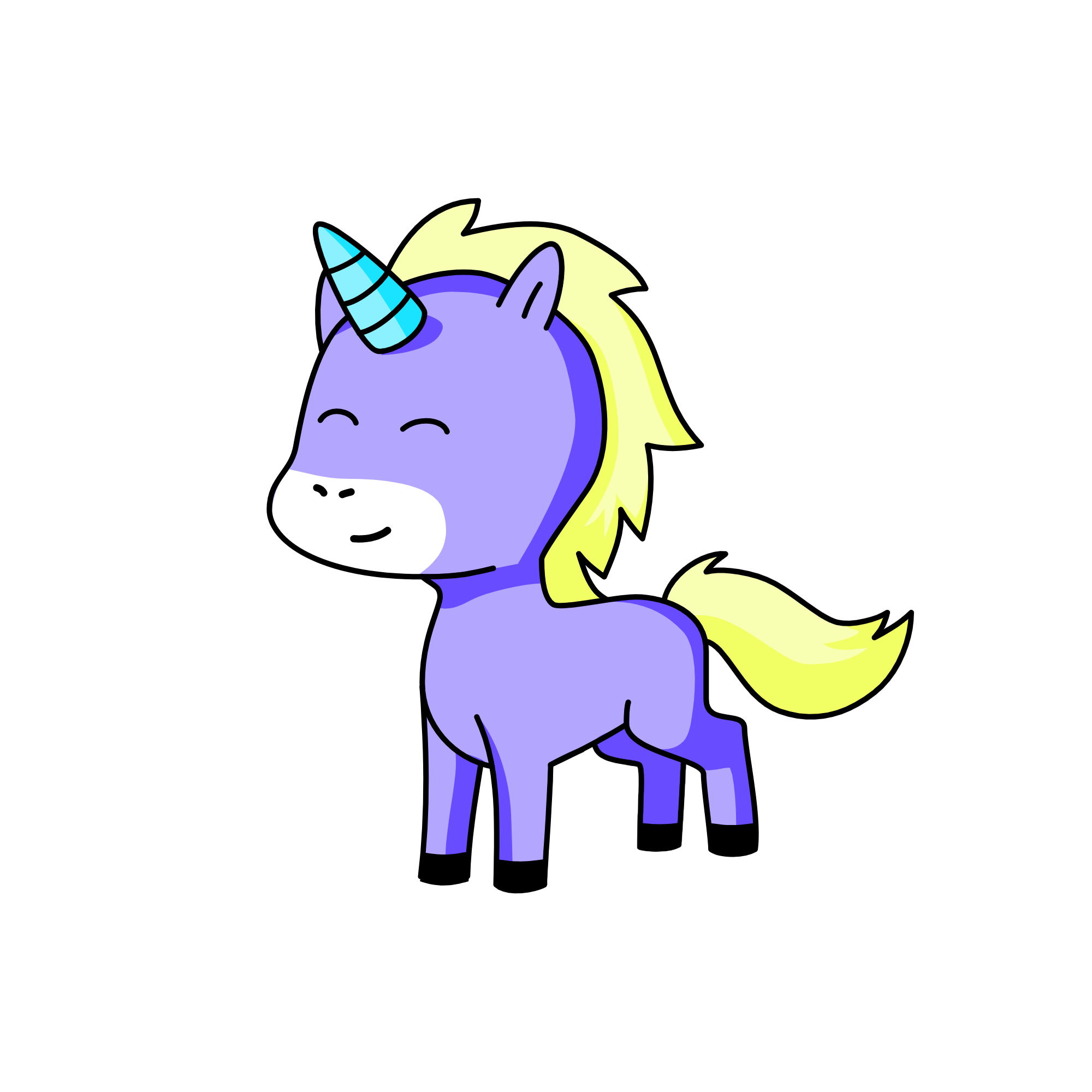pastel, the unicorn