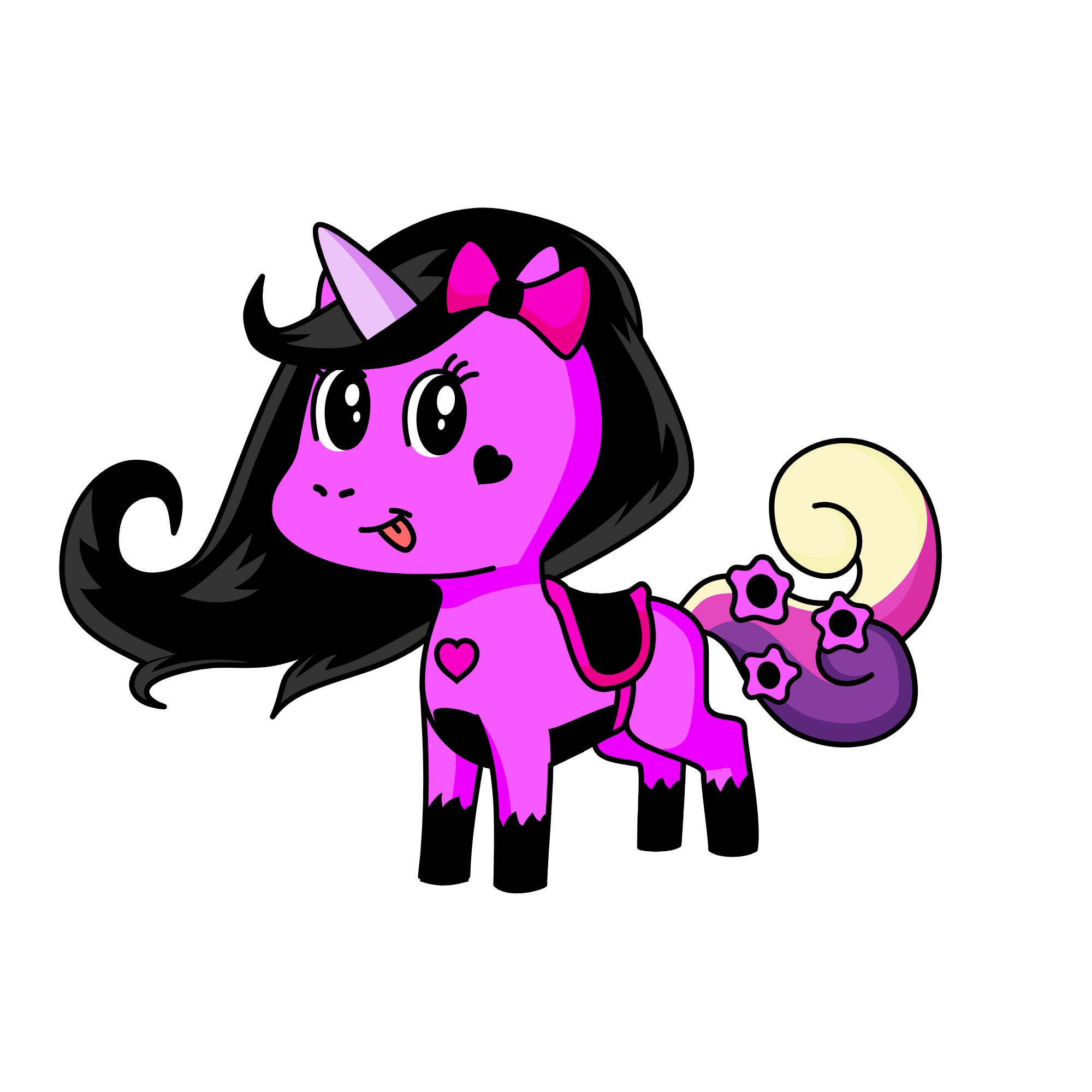 Coco bean, the unicorn