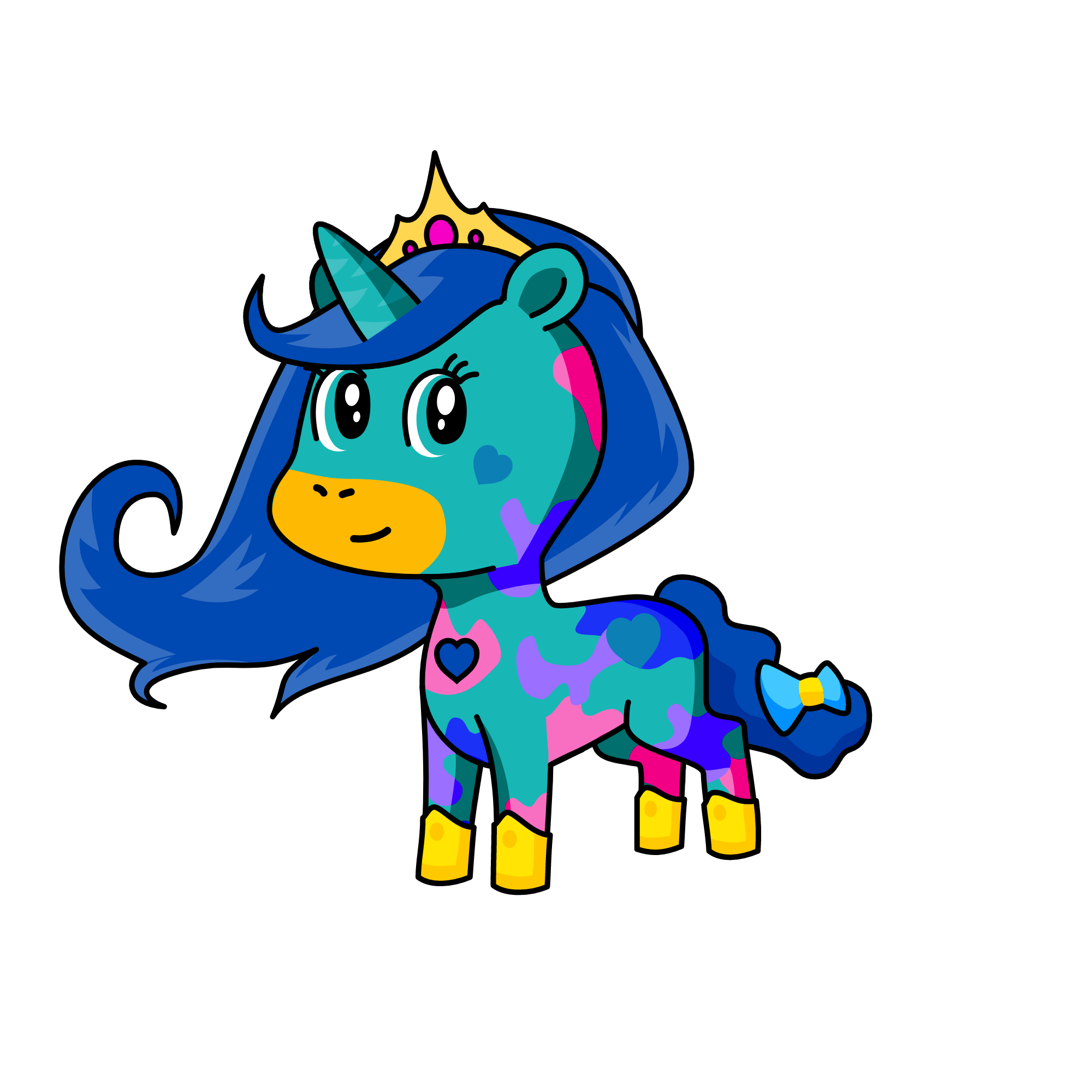 princesa de hielo, the unicorn