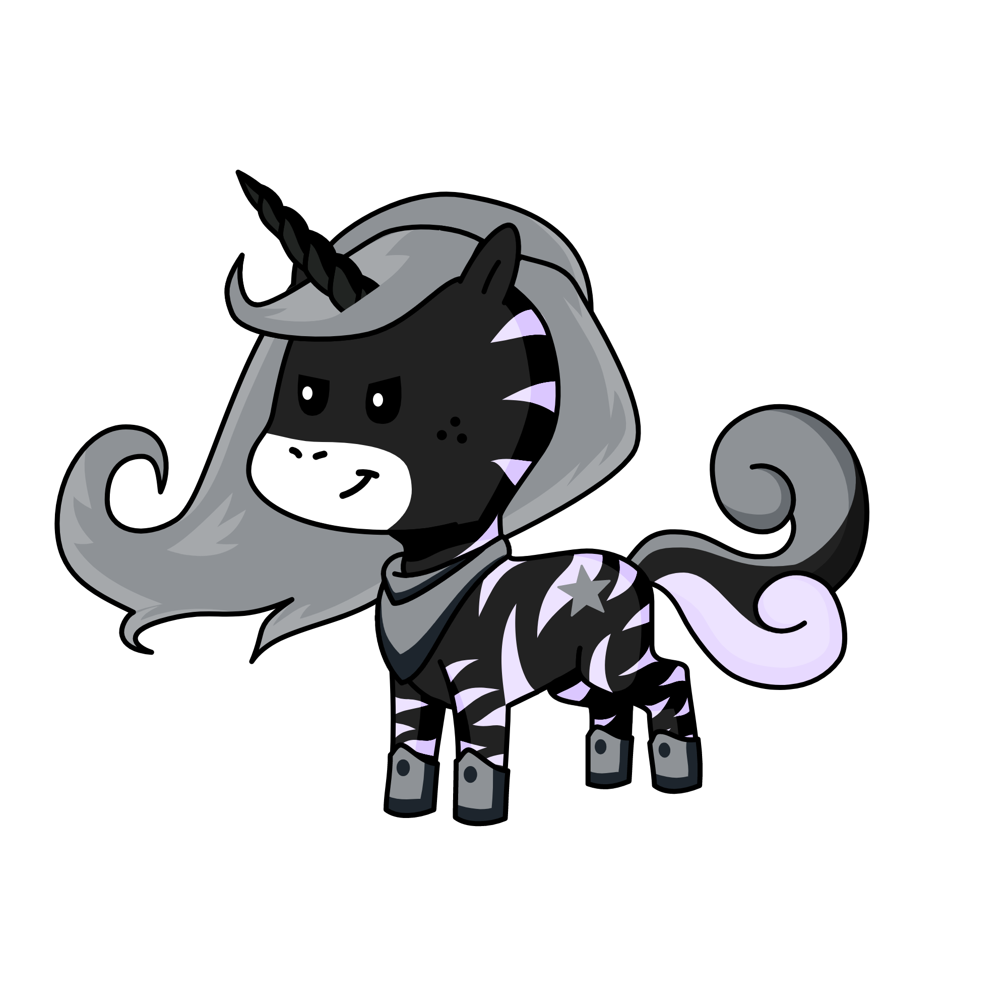 Zebra, the unicorn