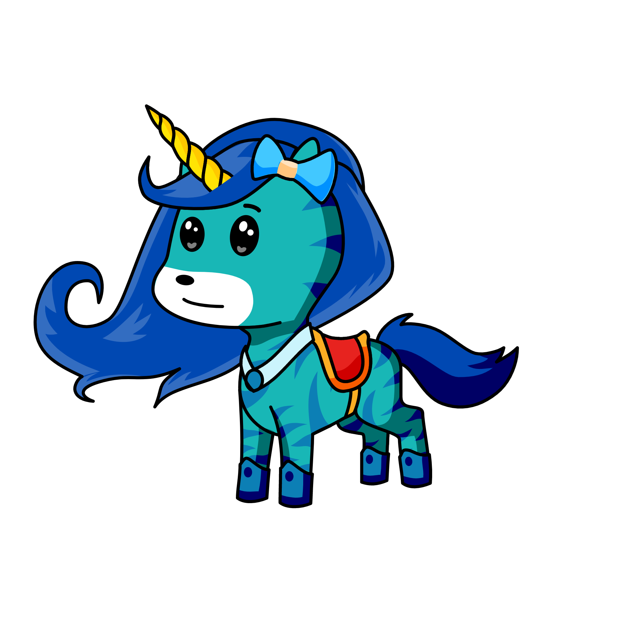 Moonlight, the unicorn
