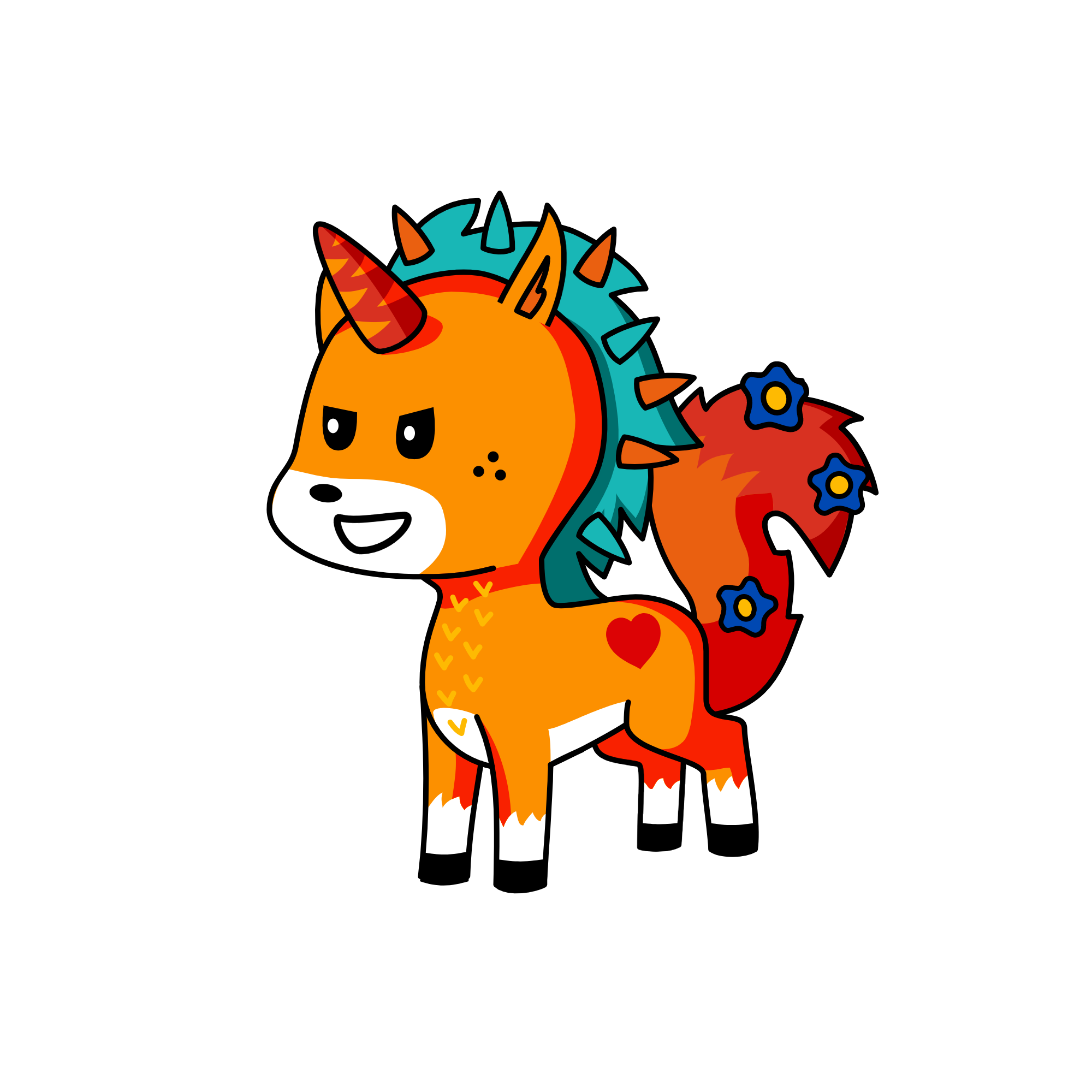 foxcorn, the unicorn