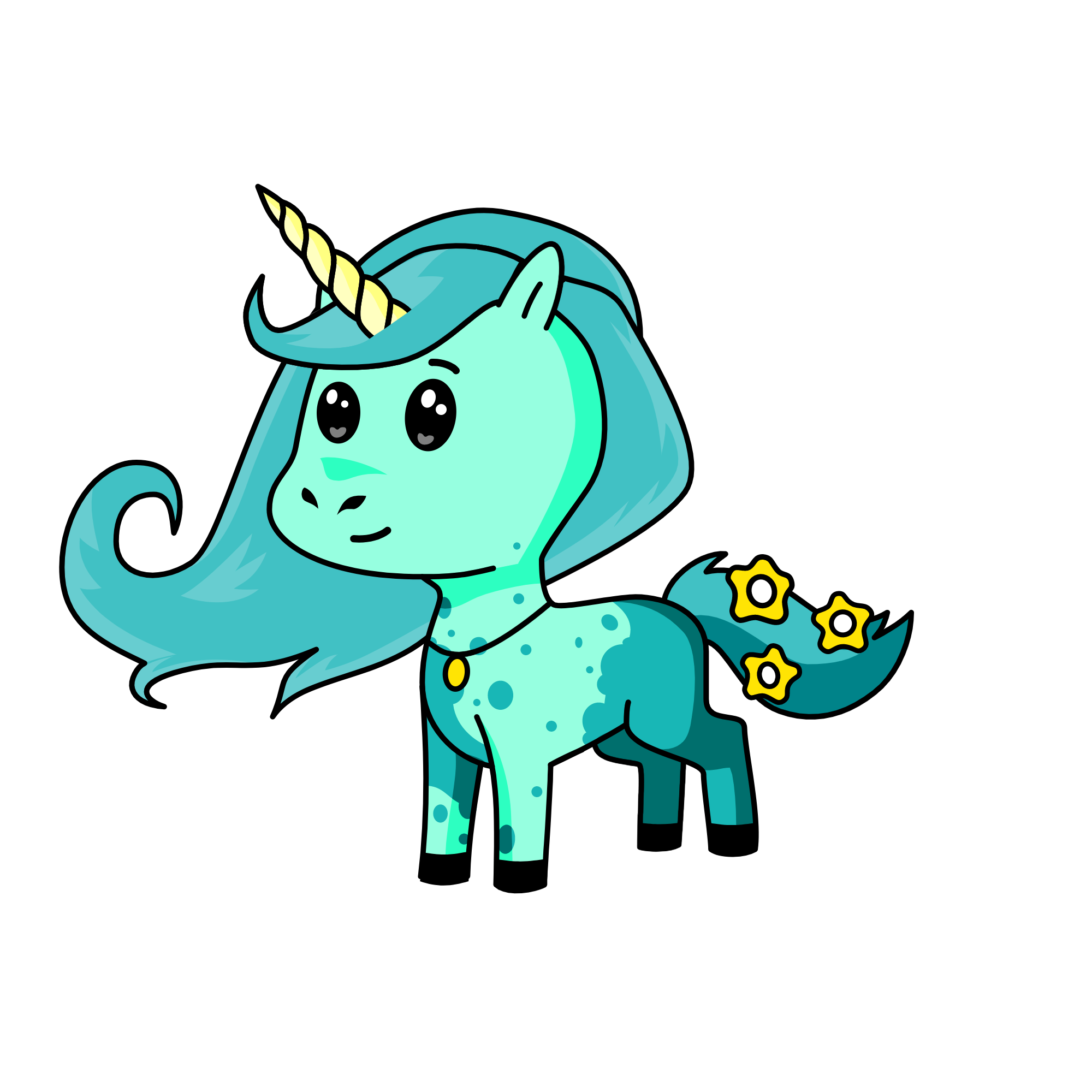 winter flower, the unicorn