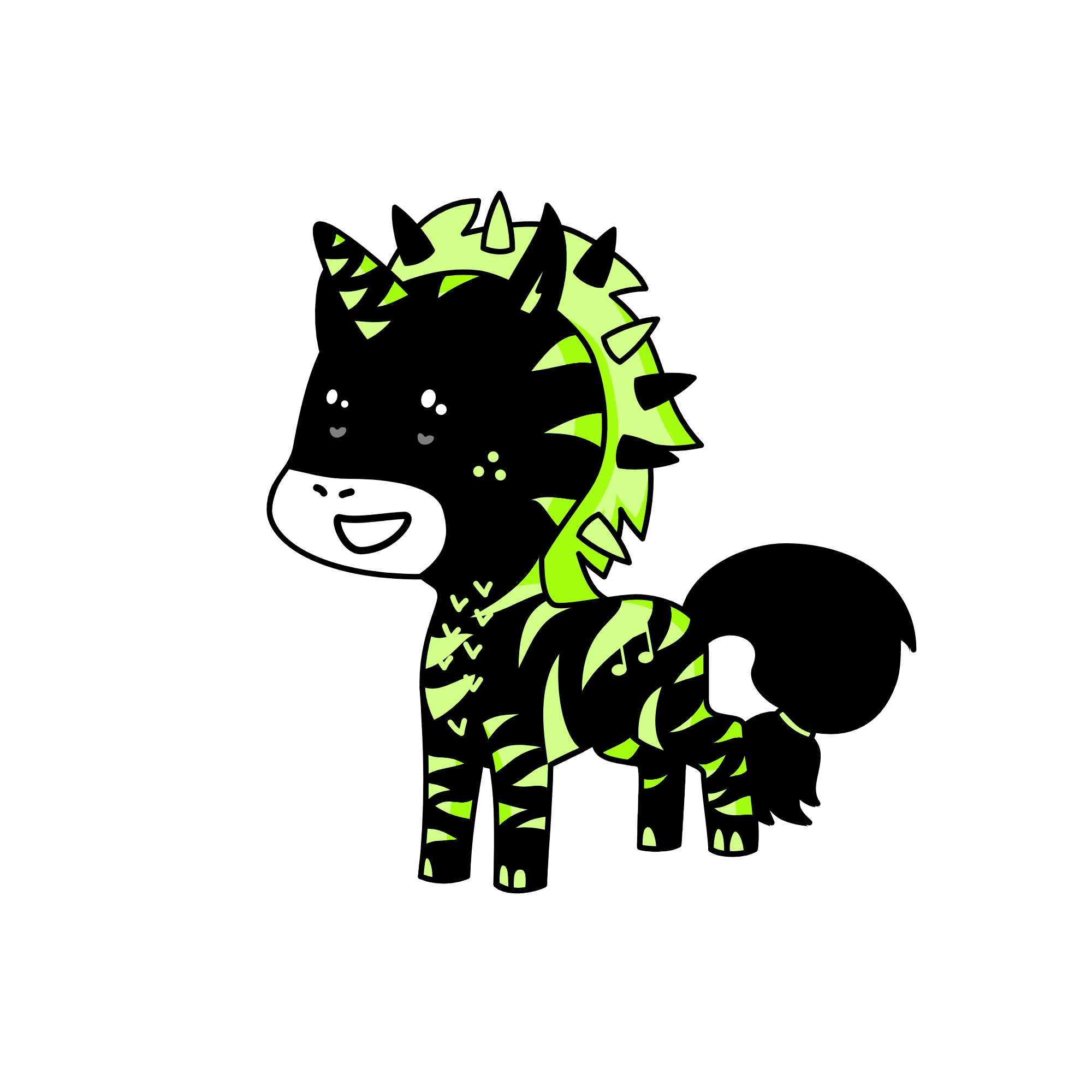 neonnnn, the unicorn