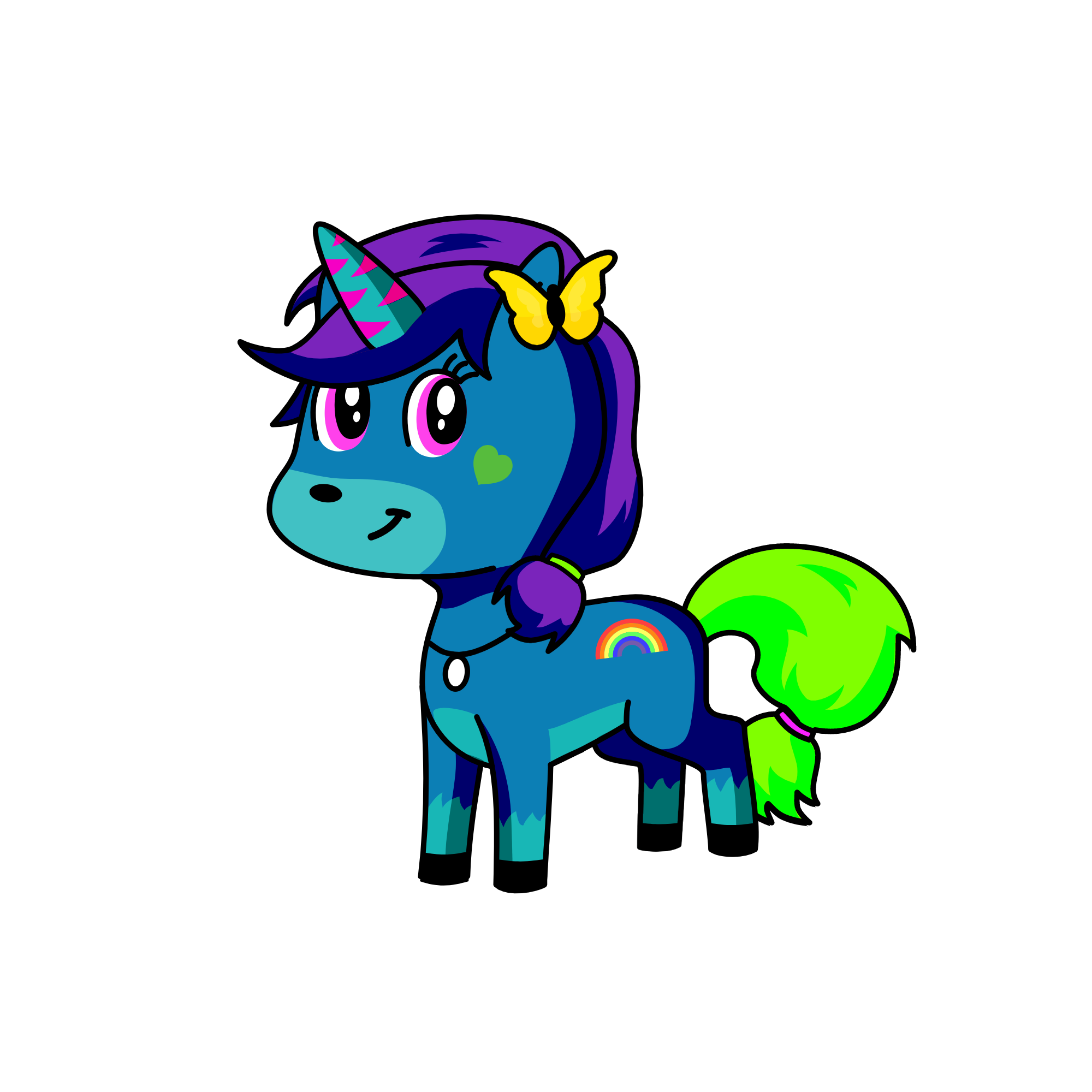 hi, the unicorn