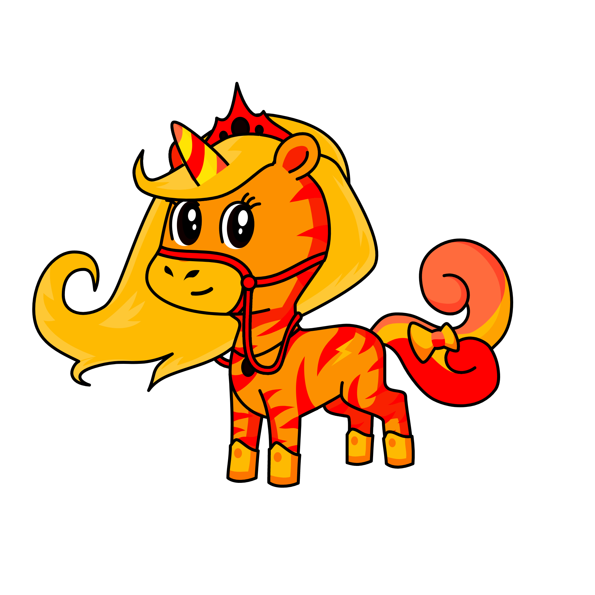 Queen blaze, the unicorn