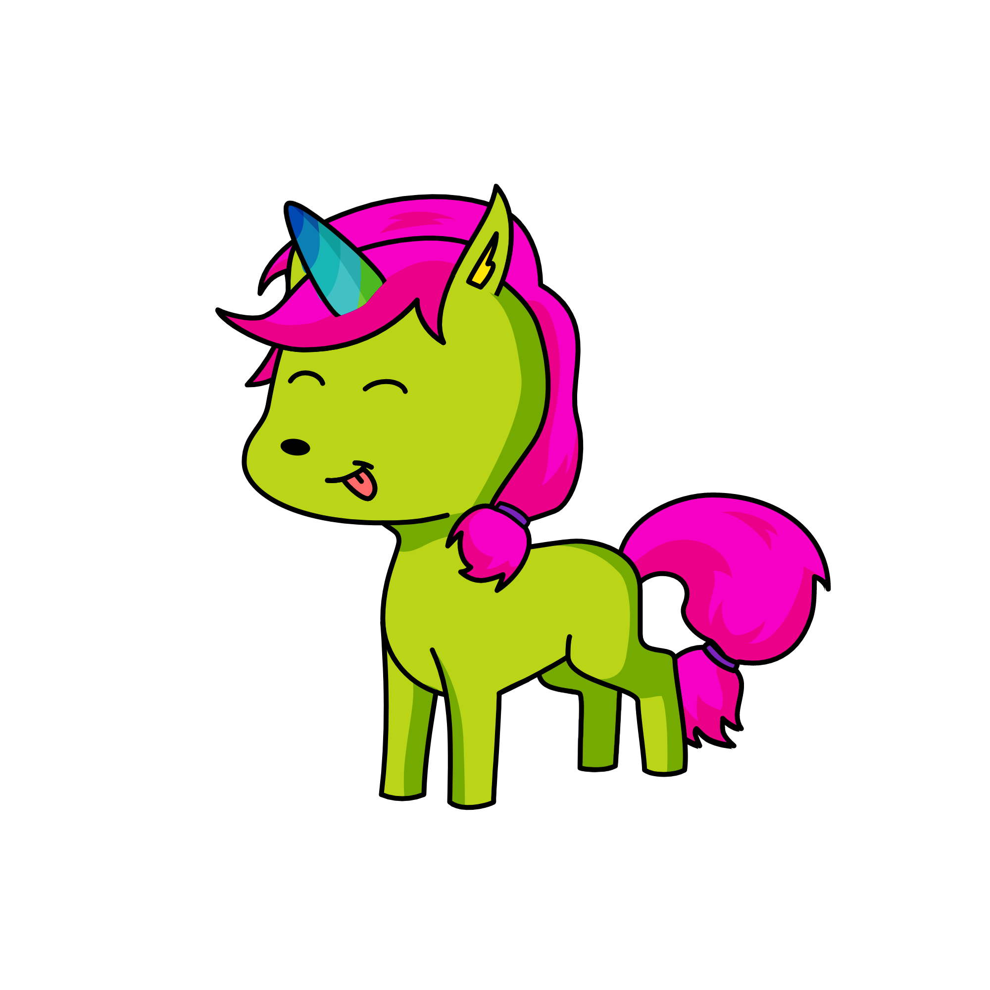 Lady, the unicorn