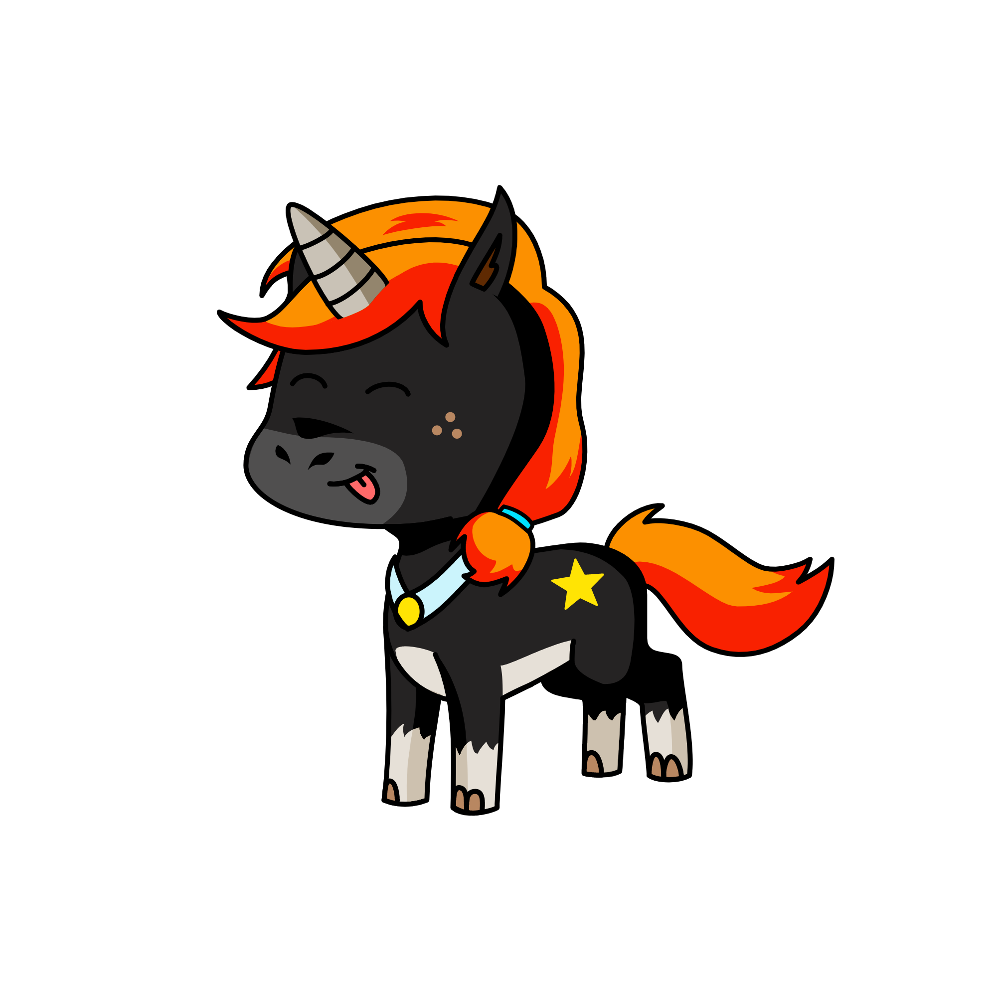 Shadow, the unicorn