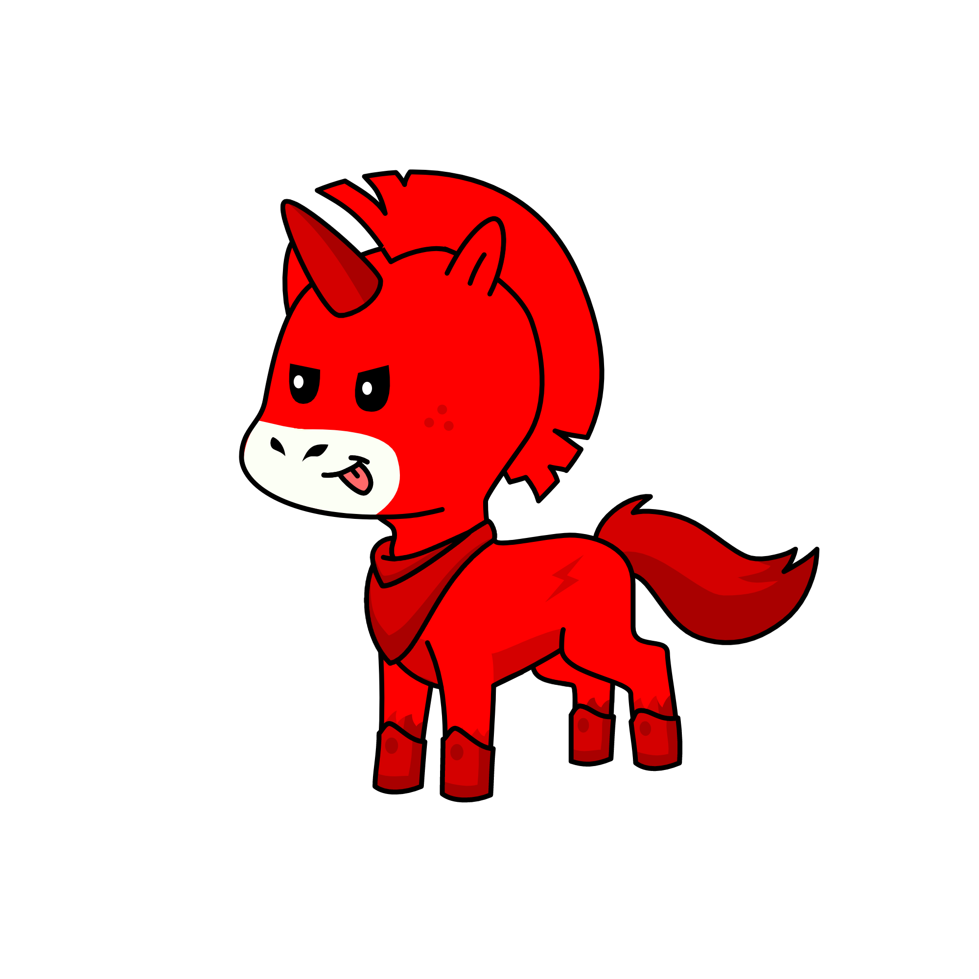 Flame, the unicorn