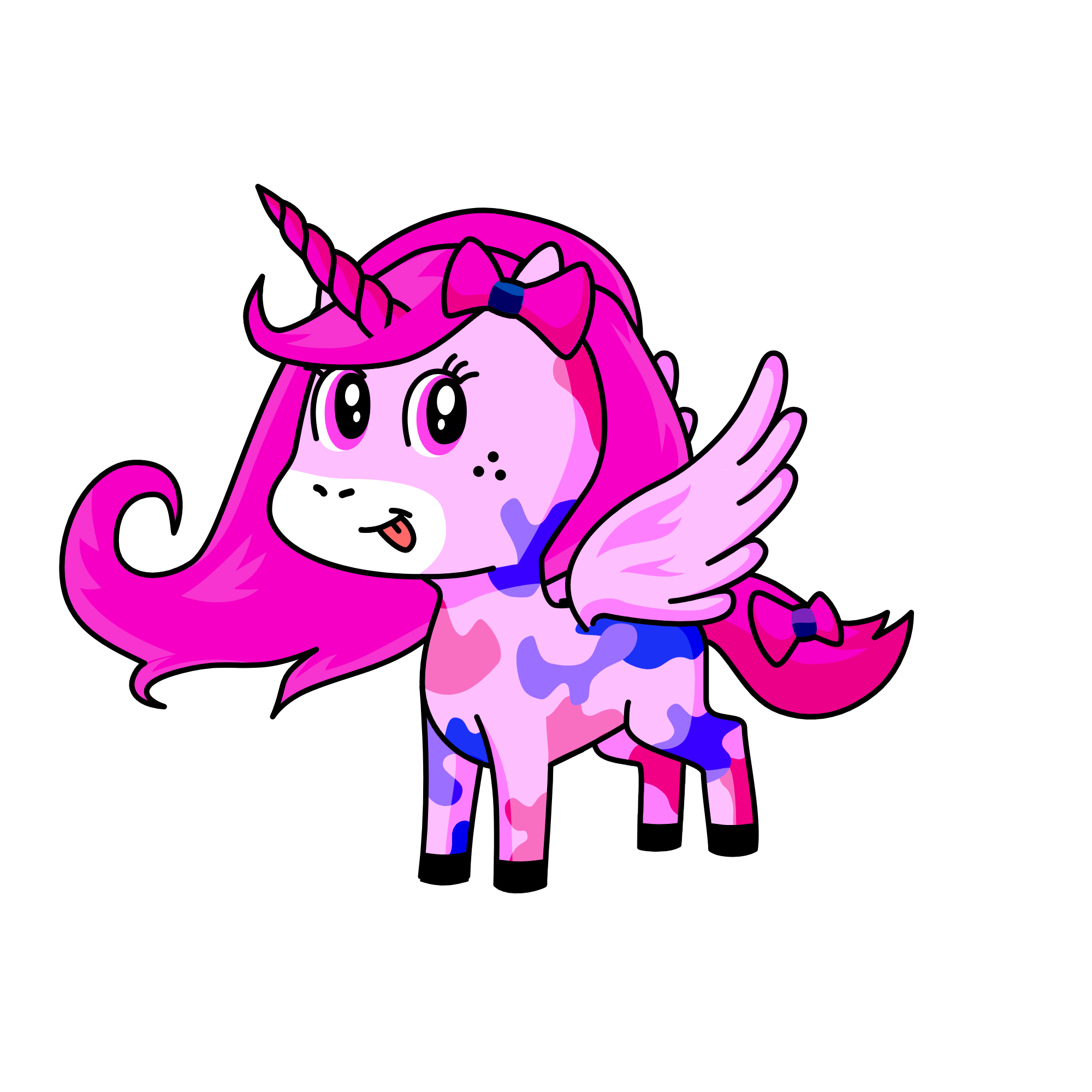 Princess love, the unicorn