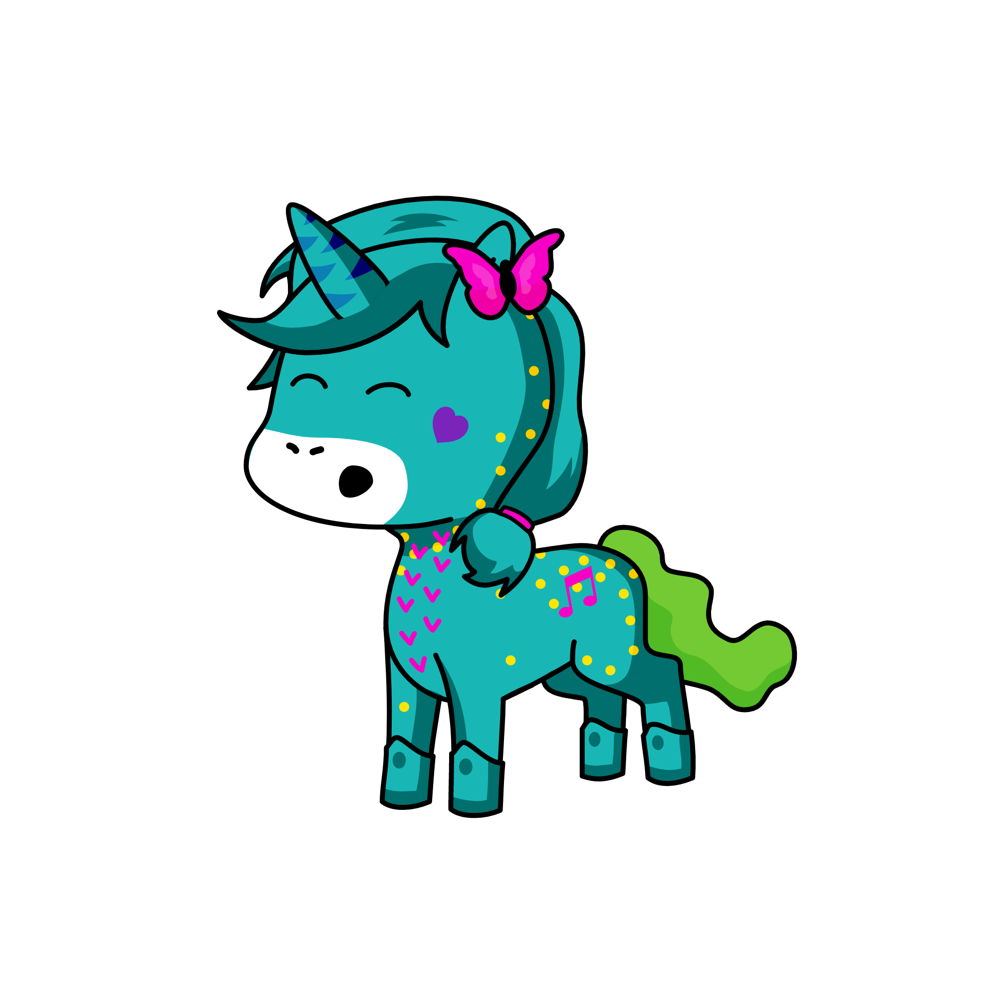 PartyHat, the unicorn