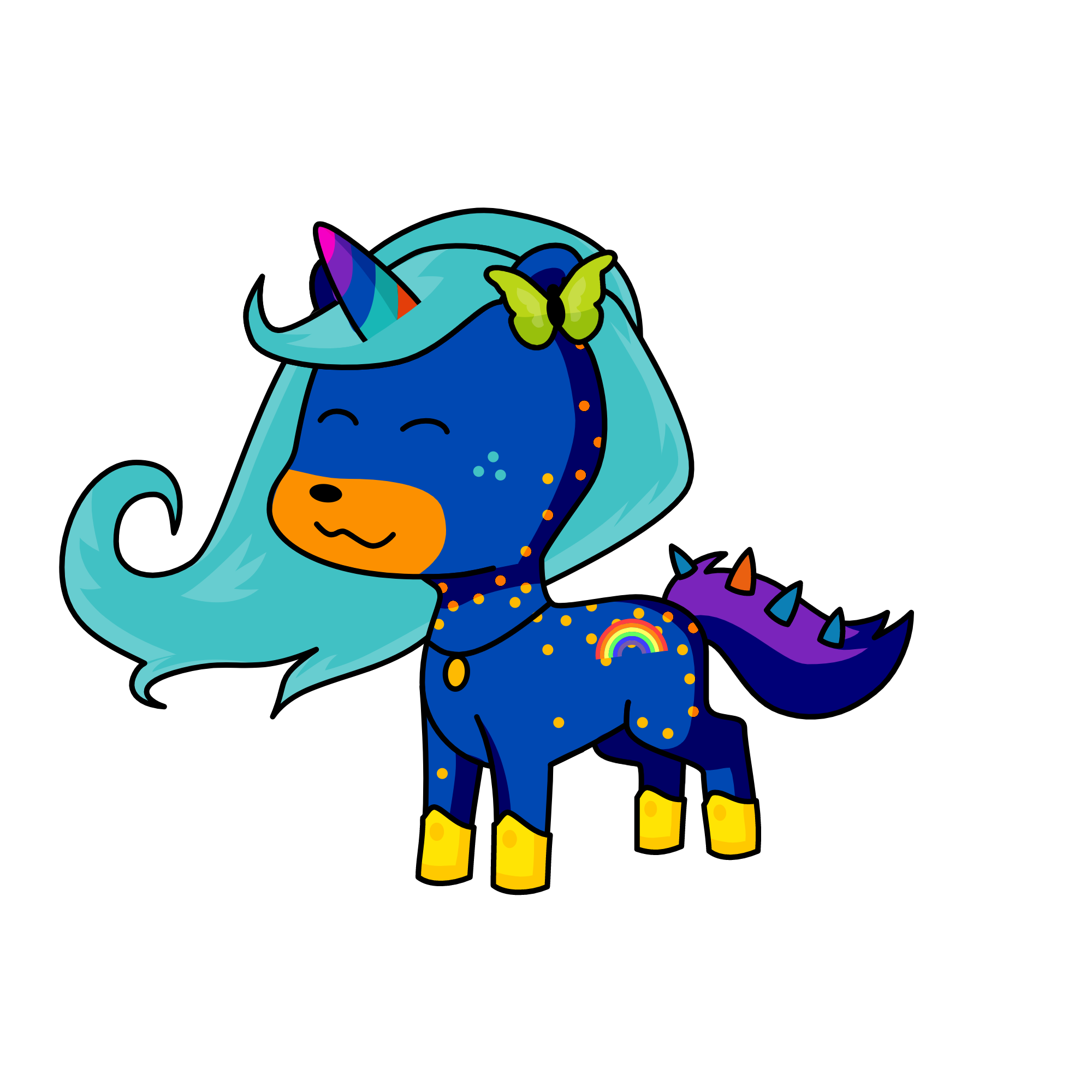 Dede, the unicorn
