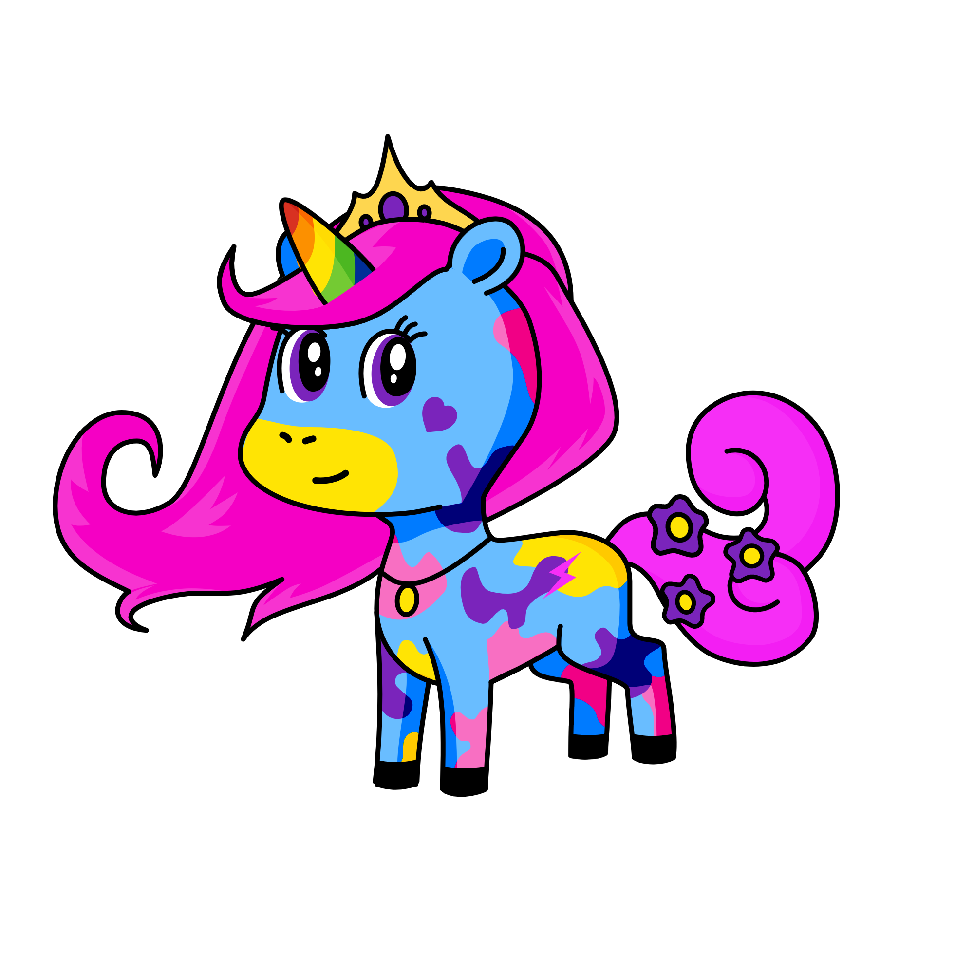 Snowy, the unicorn