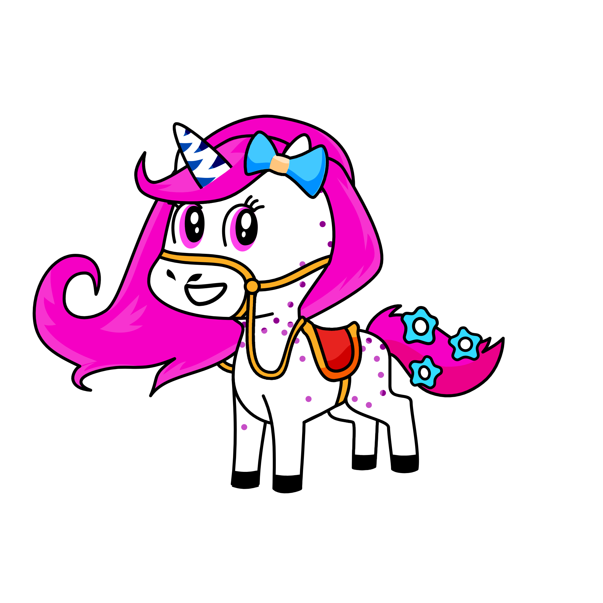Laura and Dan, the unicorn