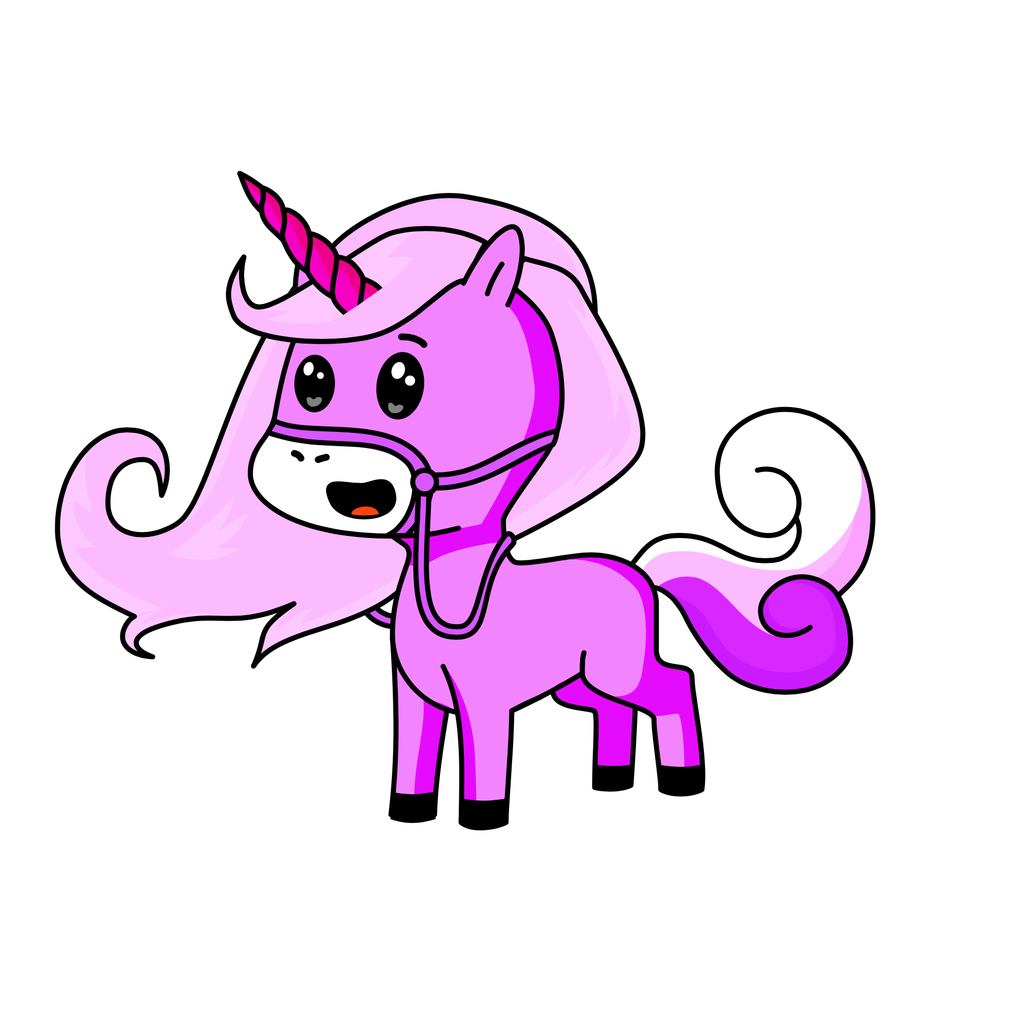 Bubble gum, the unicorn