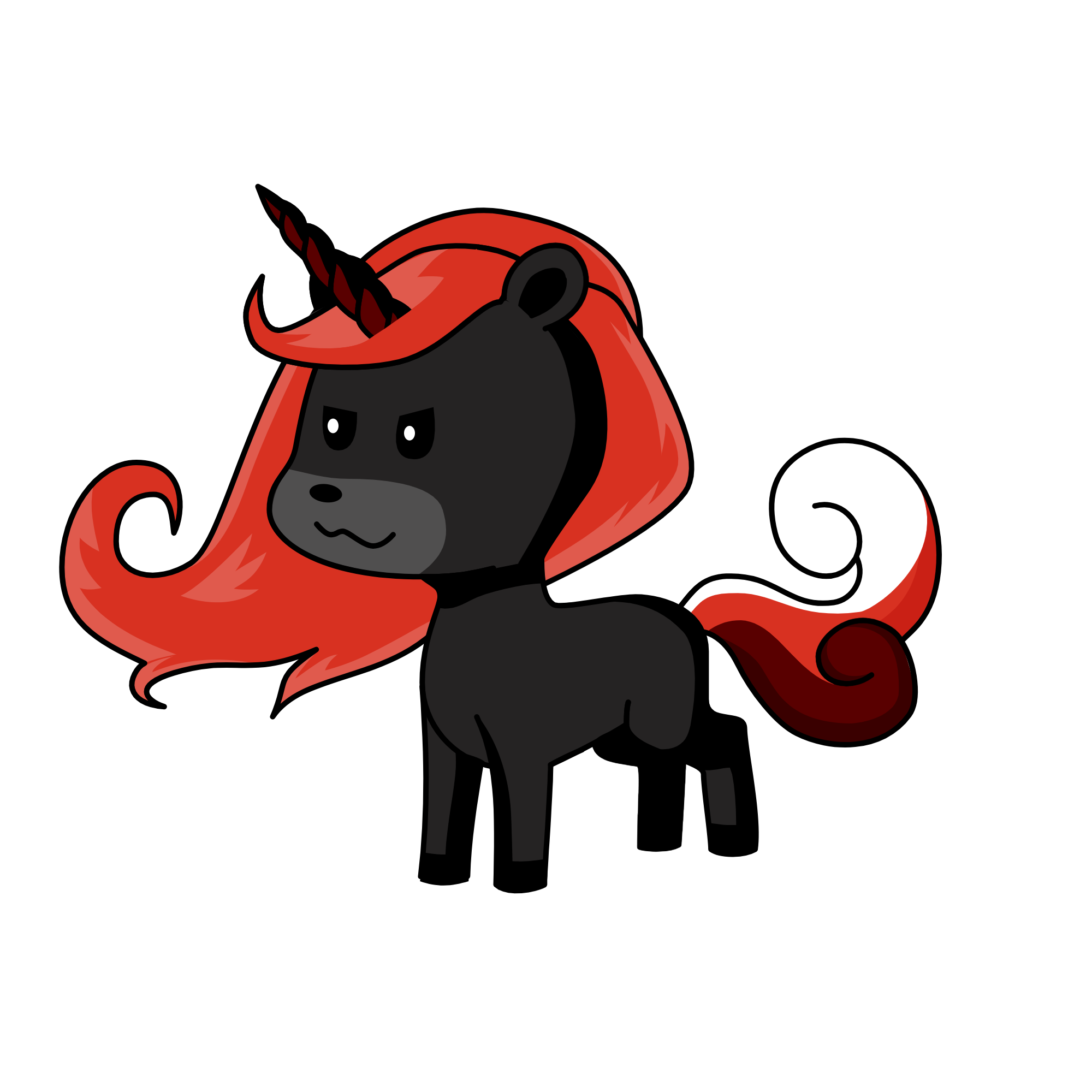 hair darky, the unicorn