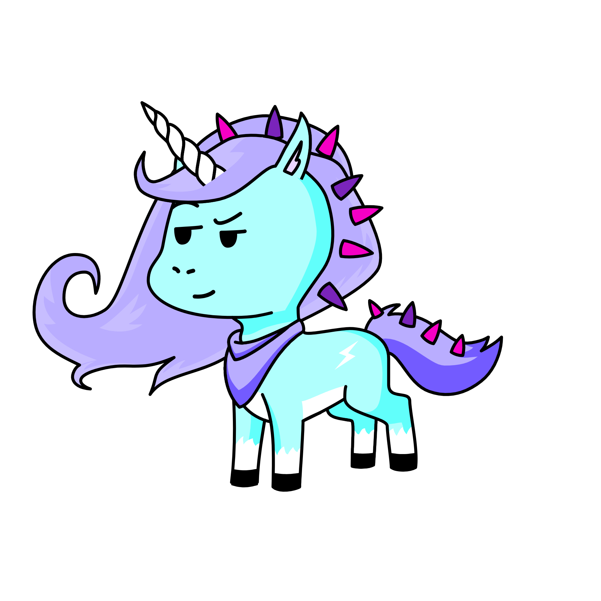 Rebel, the unicorn