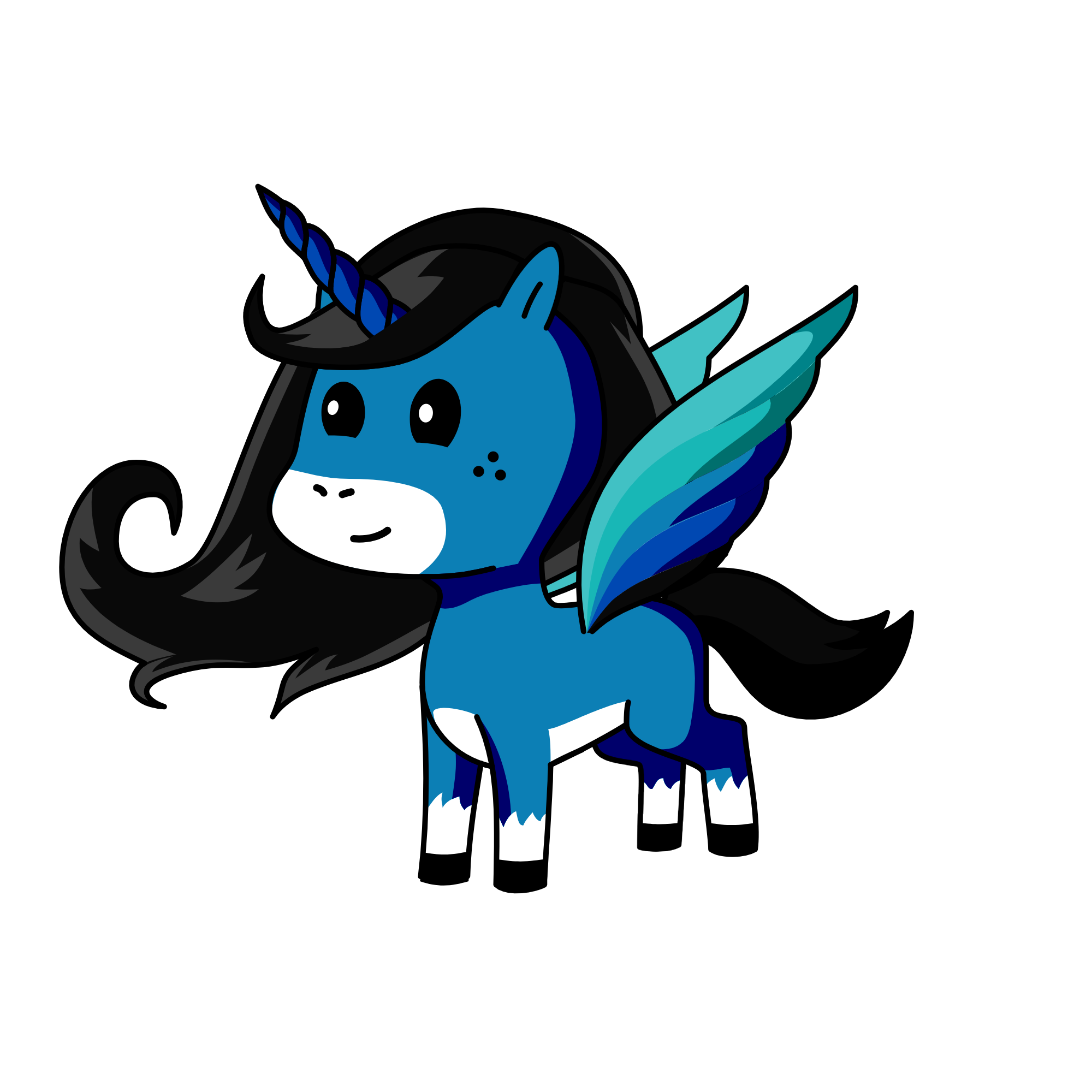 Winter, the unicorn