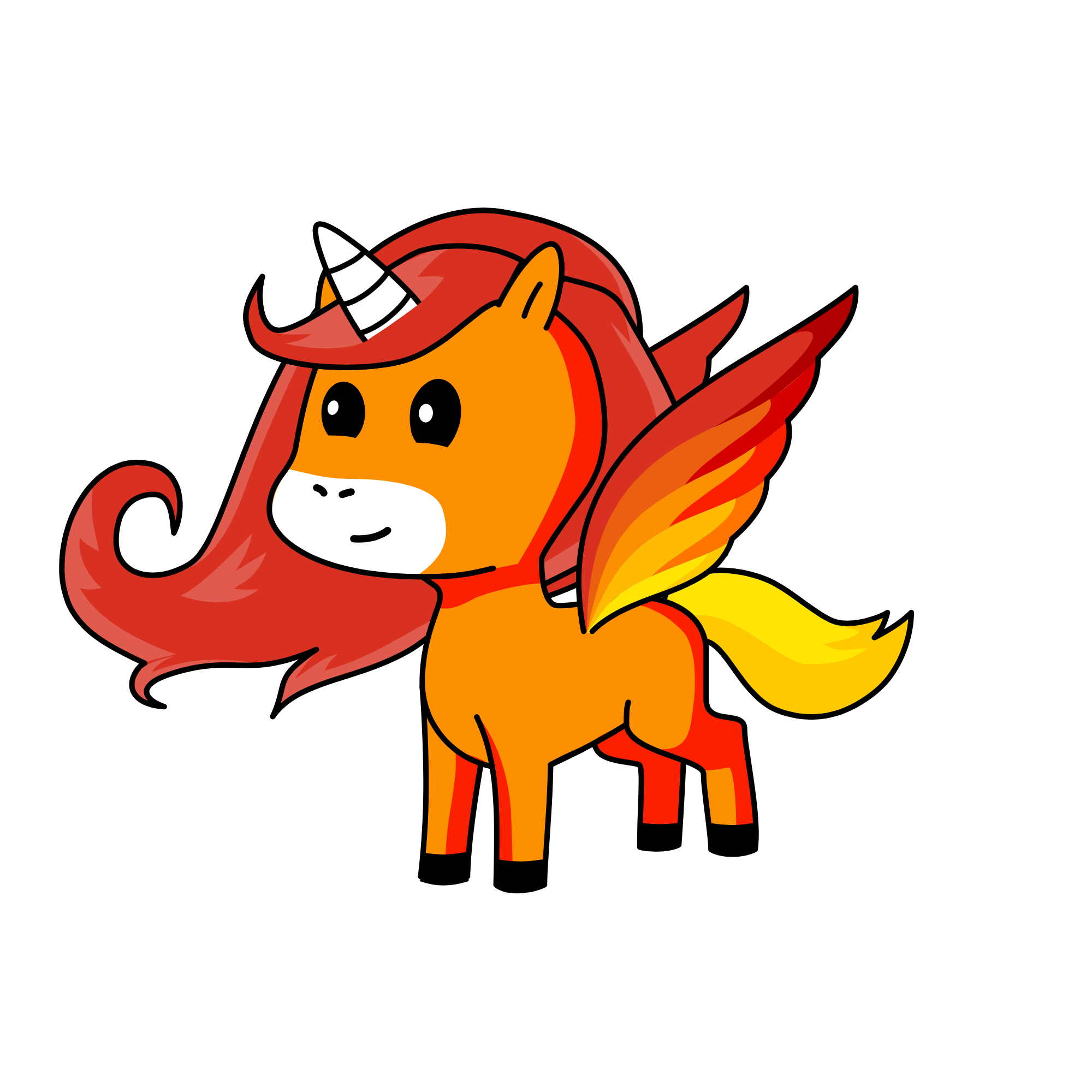 Fire, the unicorn