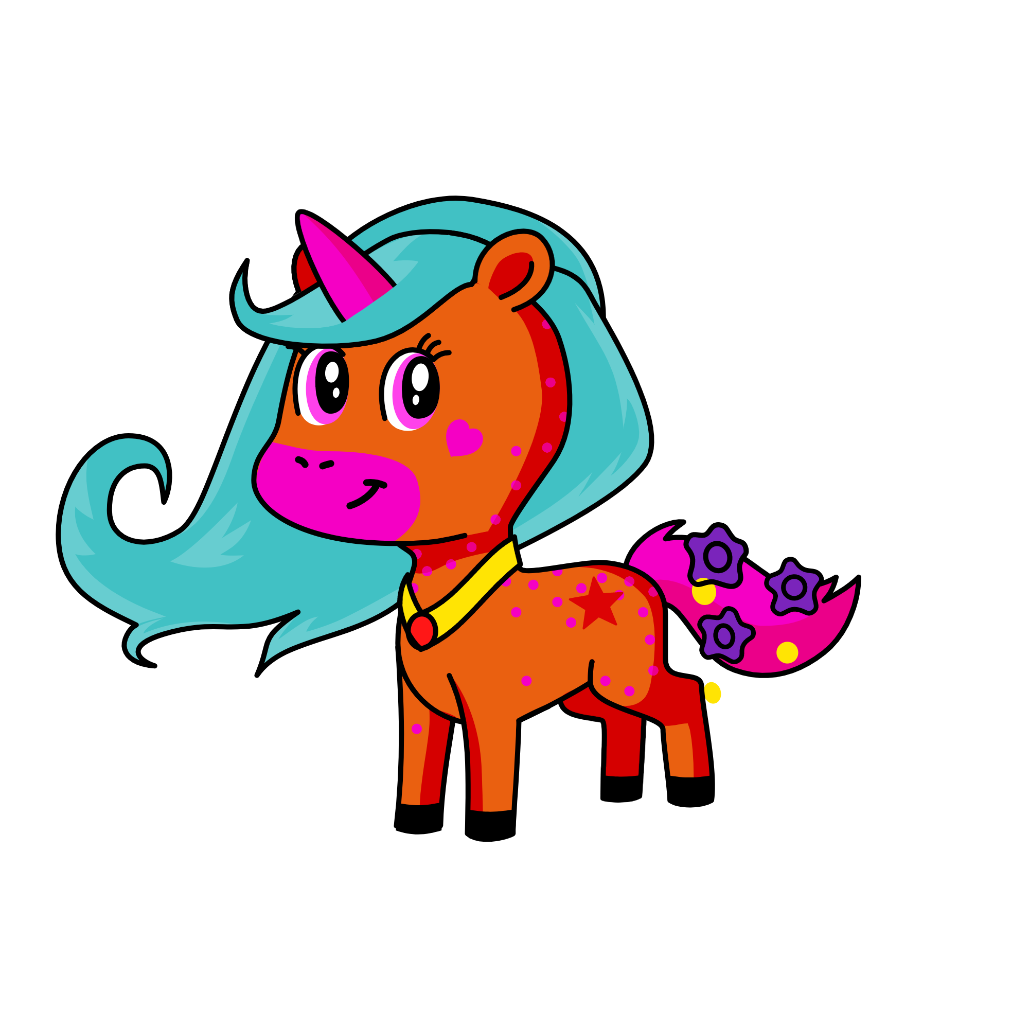 rosa, the unicorn