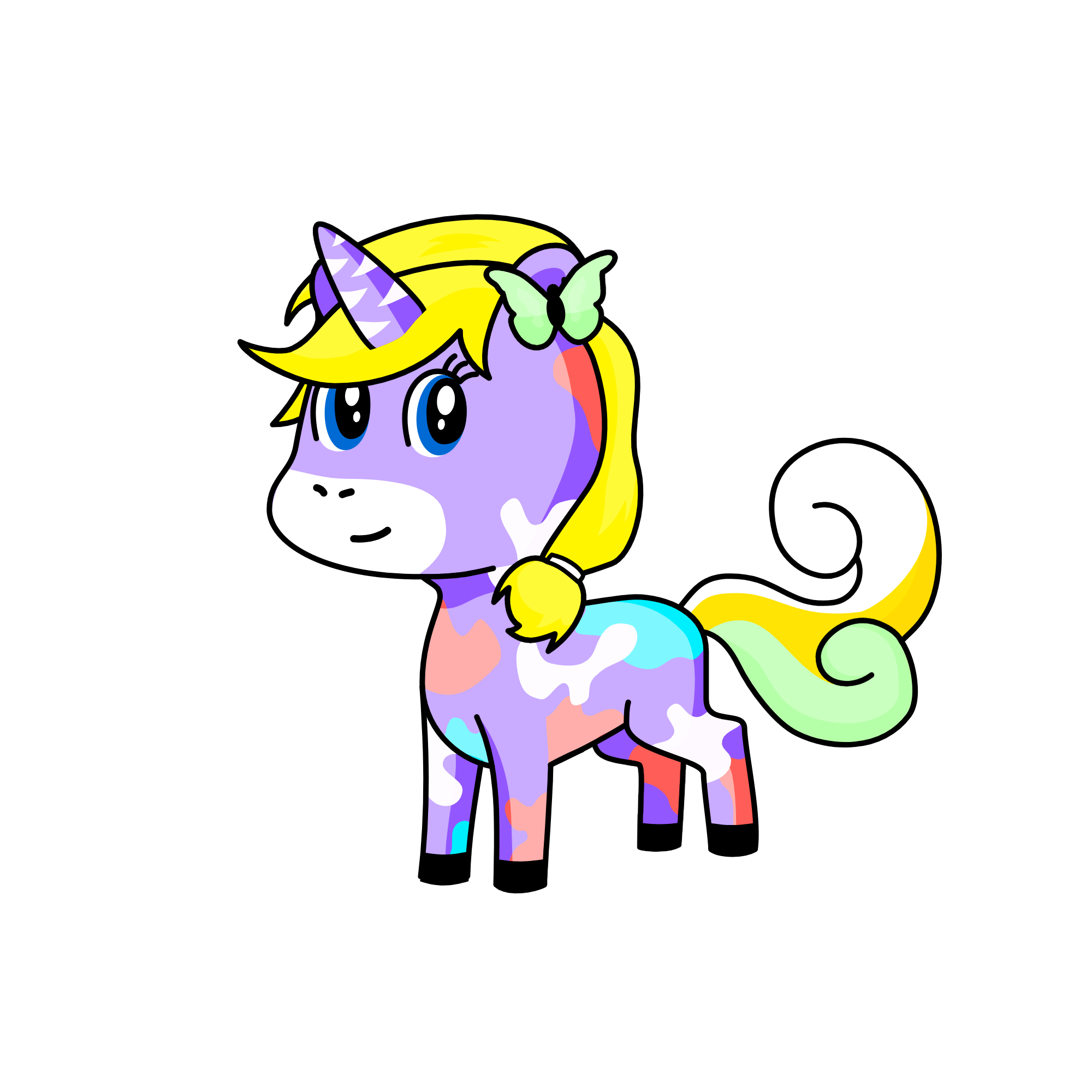 Madame Potato-Sparkle, the unicorn