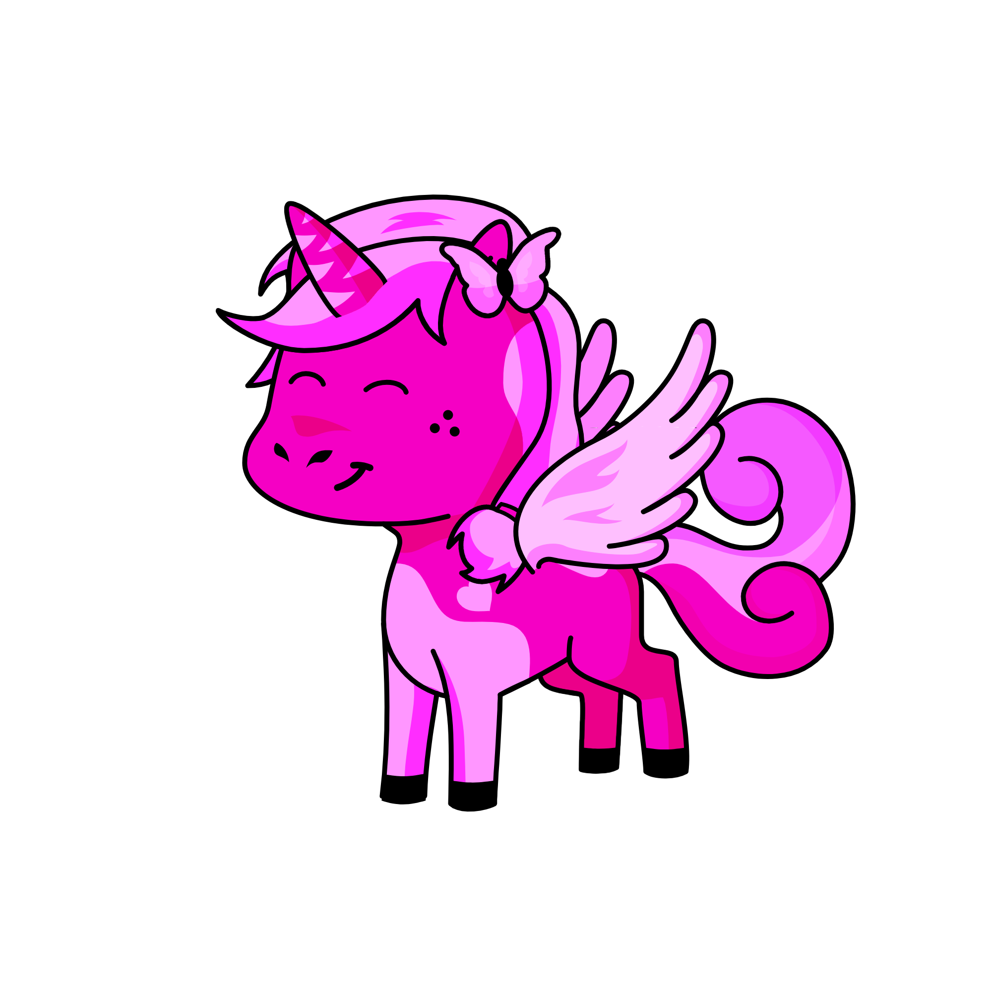 Bubblegum, the unicorn