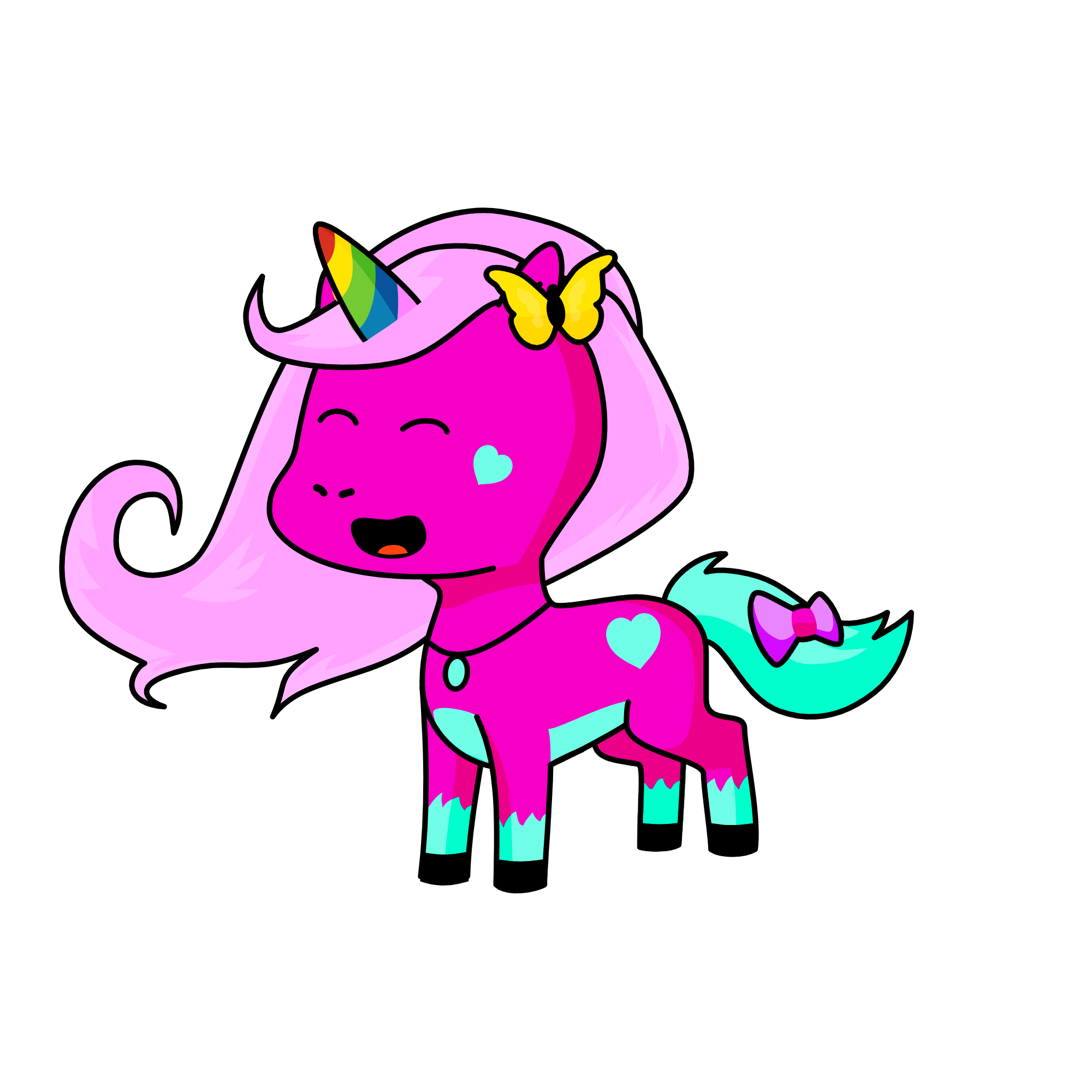 RAINBOW, the unicorn