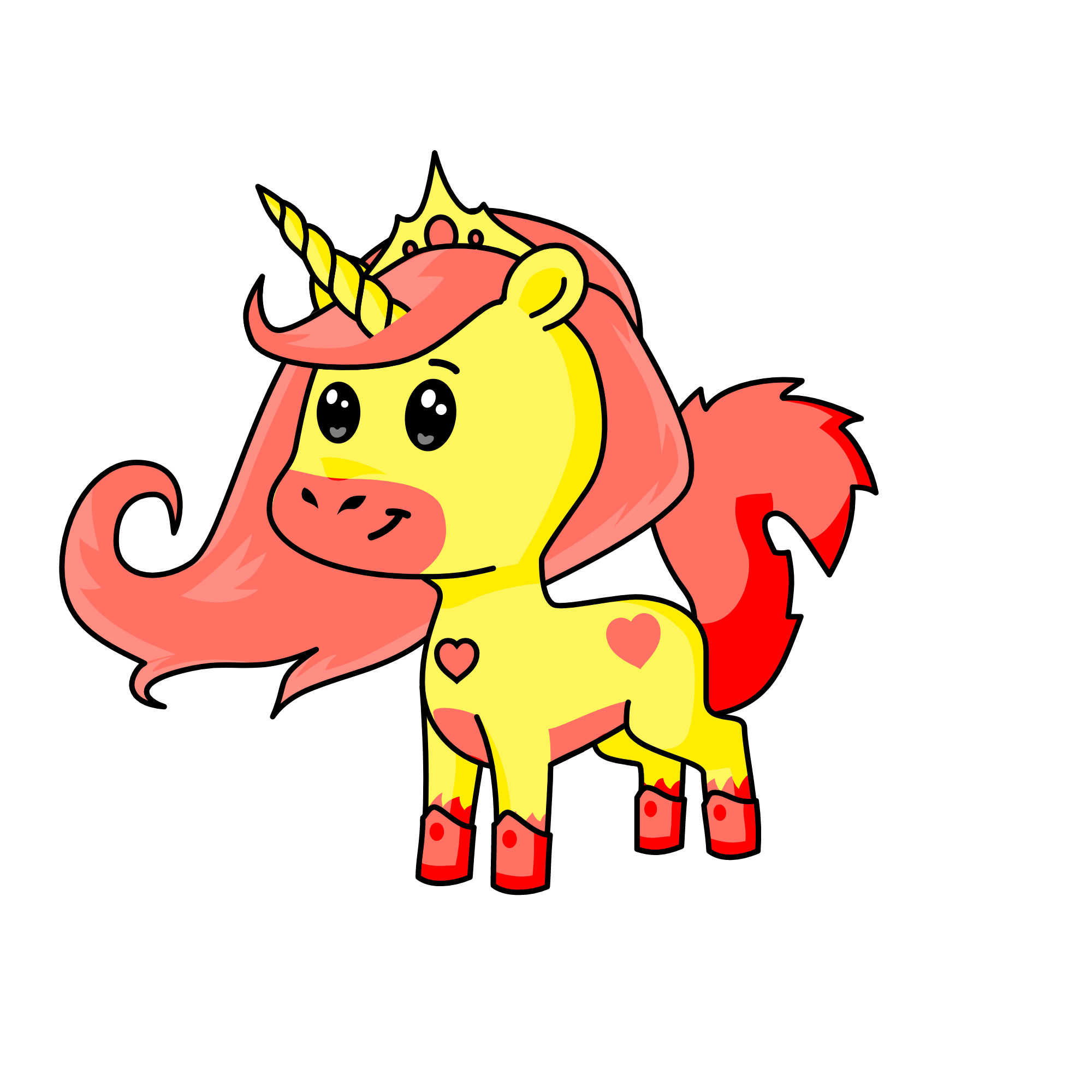 Strawberry Sunshine, the unicorn