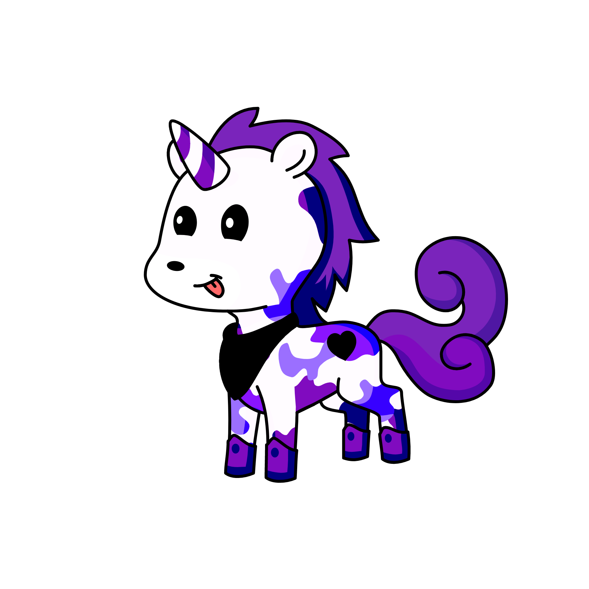 Midnight Shadow Unicorn <3, the unicorn