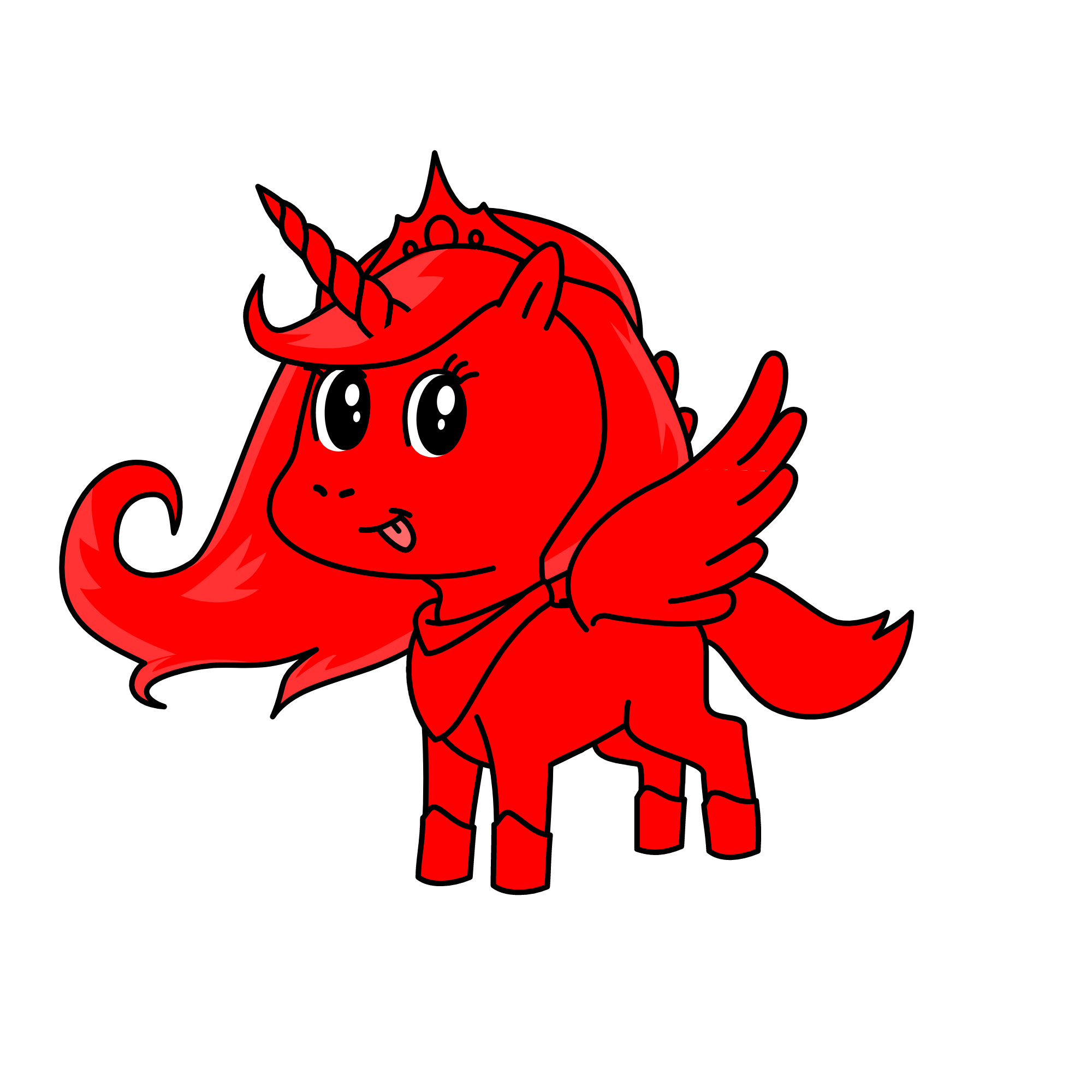 Princess strawberry, the unicorn