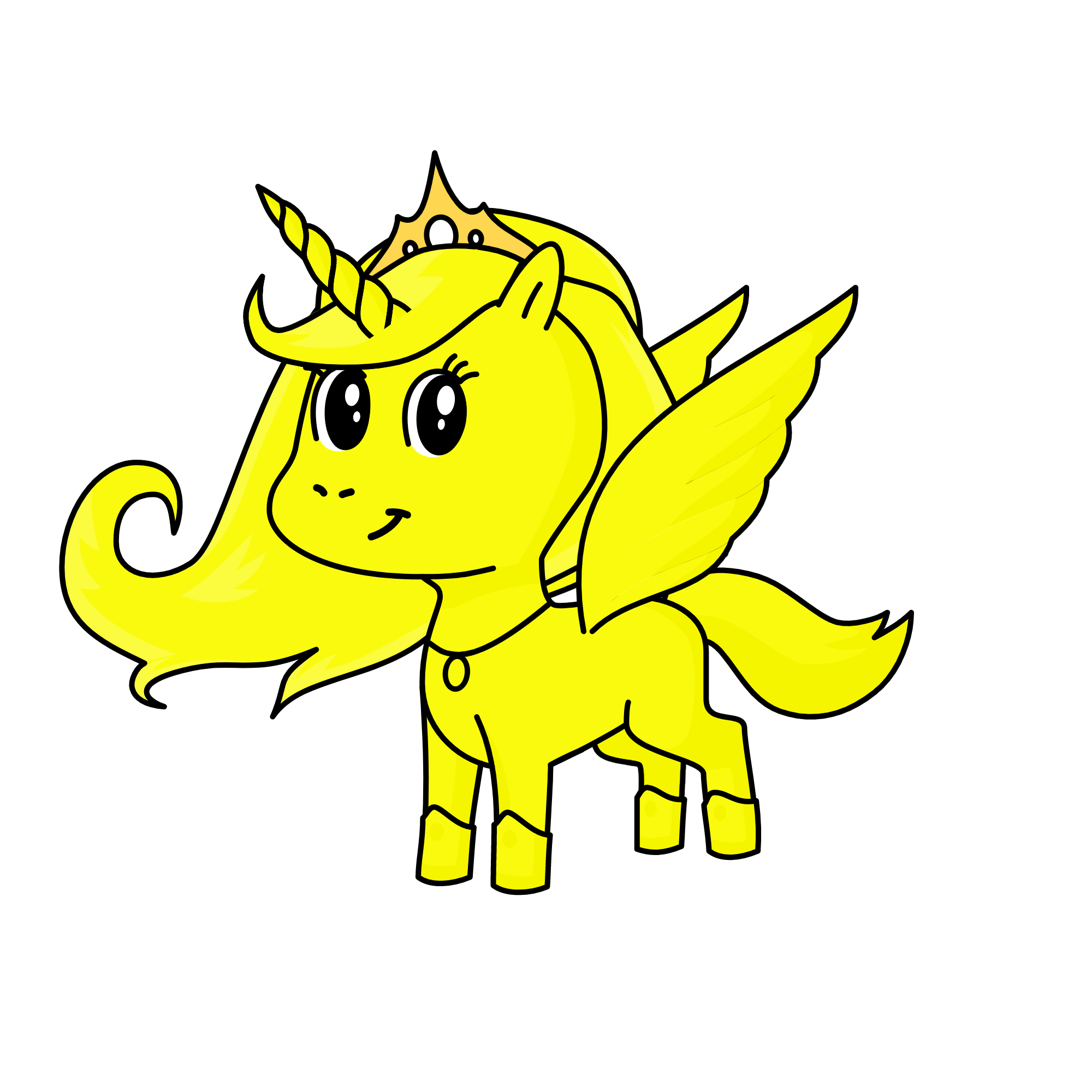 Princess sunny, the unicorn