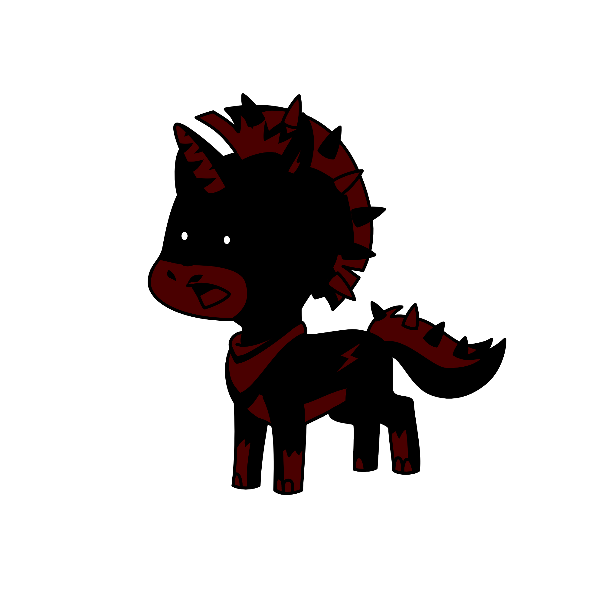 Prince Coal, the unicorn
