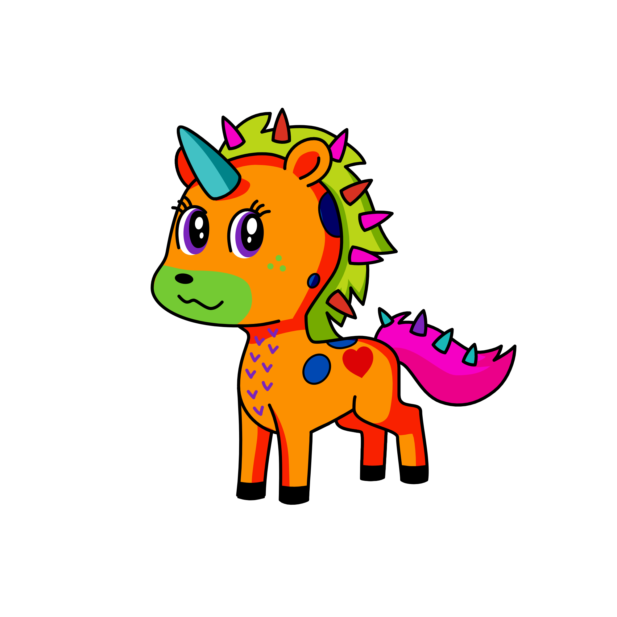 Tamia, the unicorn