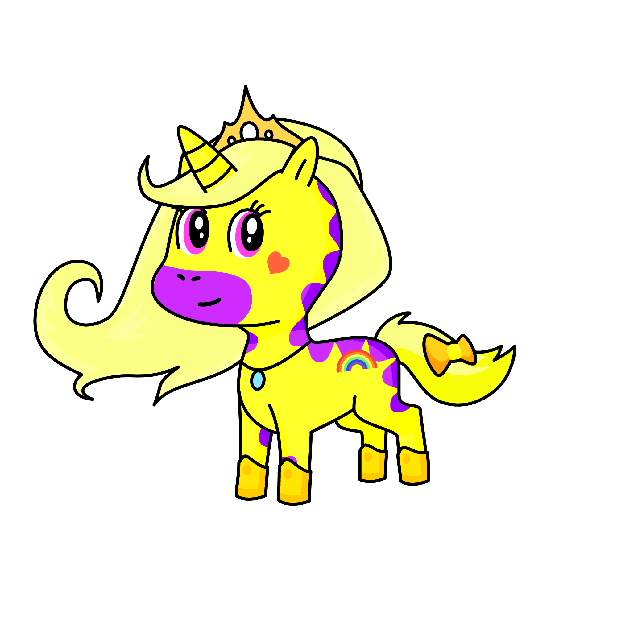 PRISESA DEL A MARILLO, the unicorn