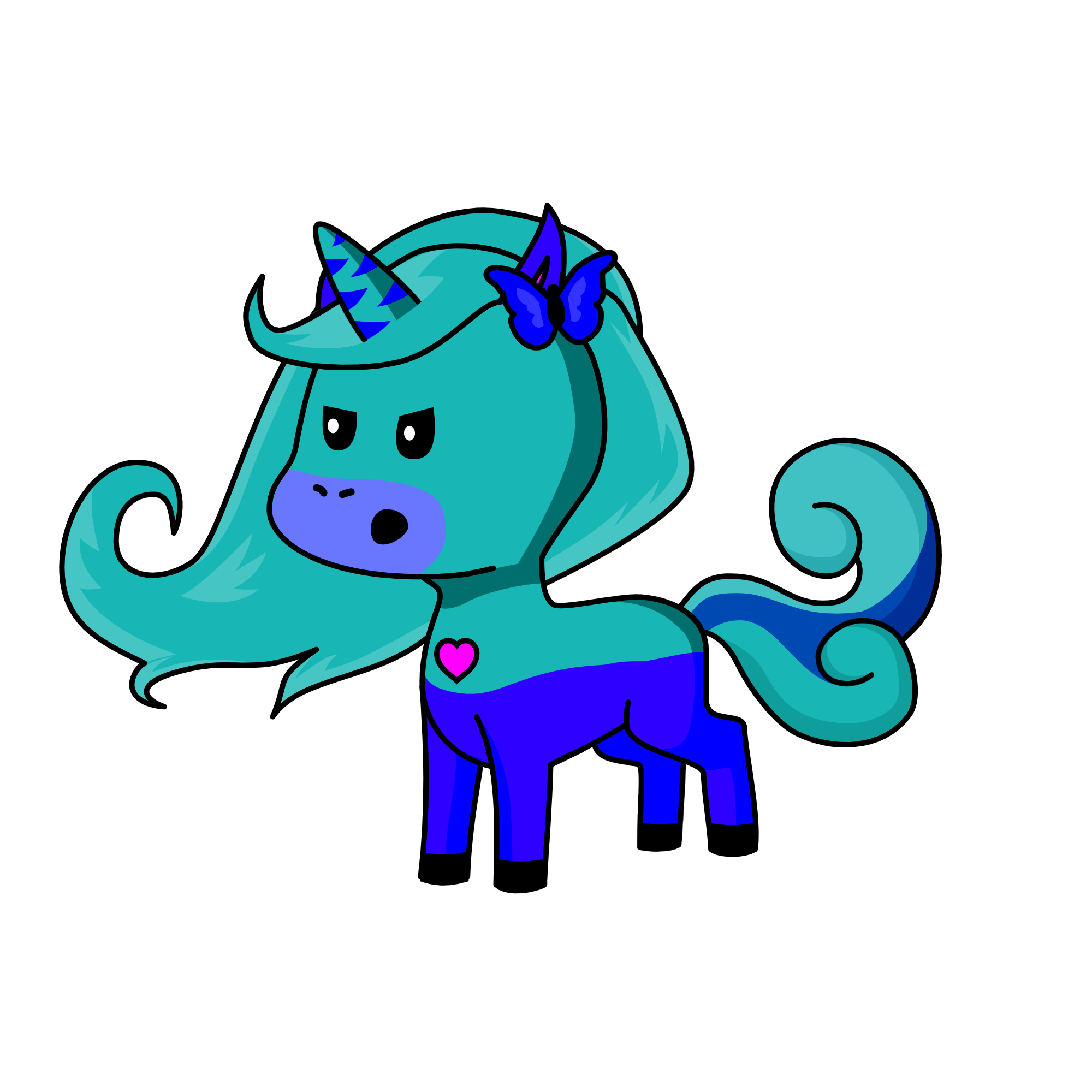 Moony, the unicorn
