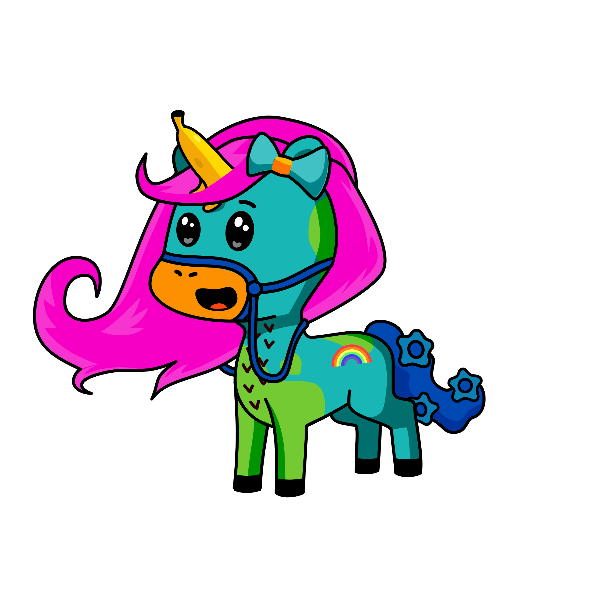 fluffy, the unicorn