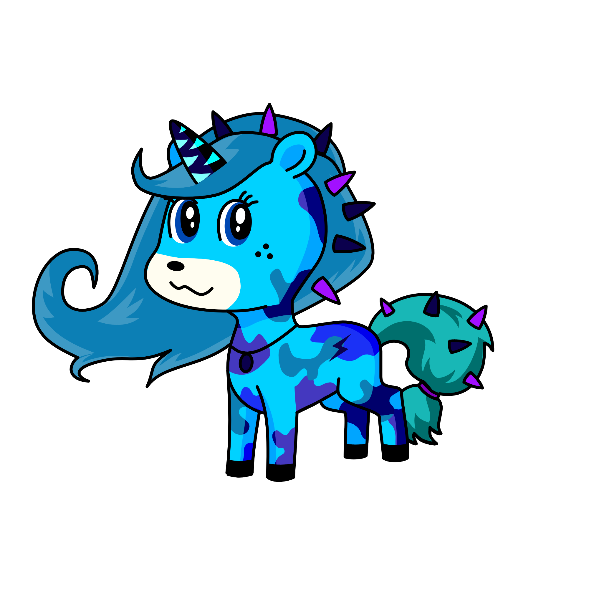 Iceala, the unicorn
