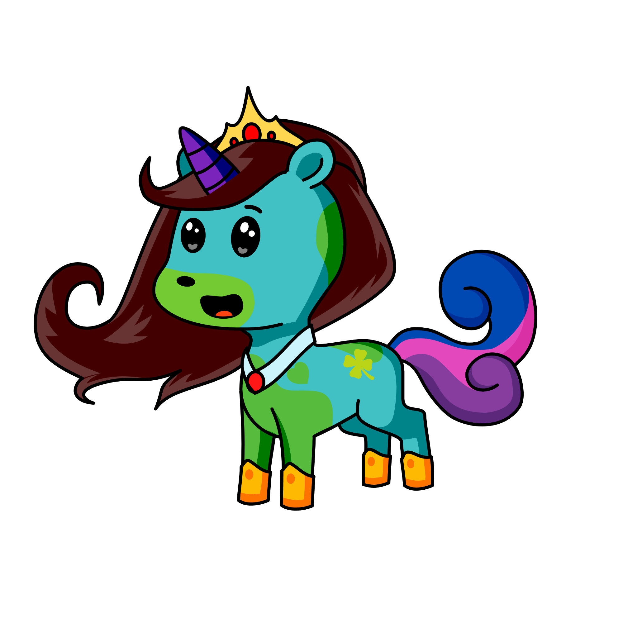 Fluffy, the unicorn